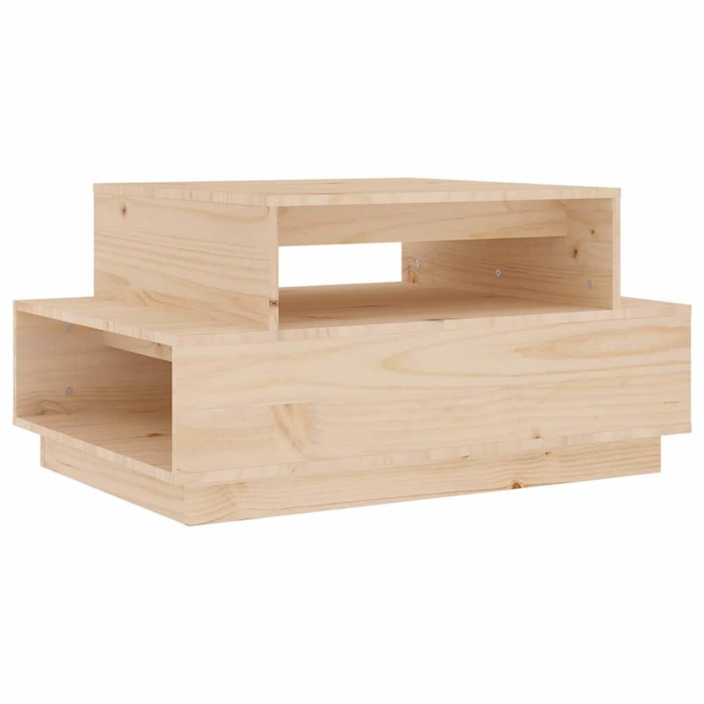 vidaXL Couchtisch Couchtisch 80x55x40,5 cm Massivholz Kiefer (1-St)