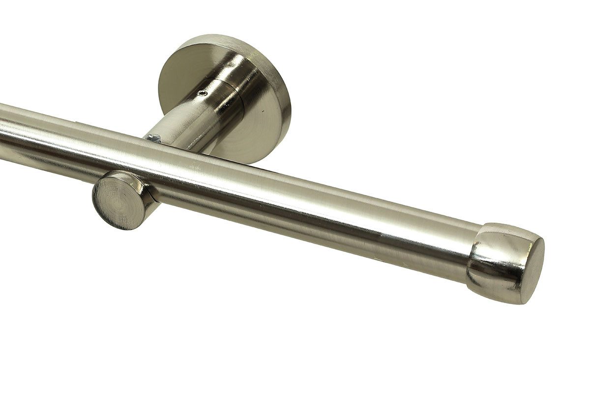 Gardineum Gardinenstange Ø 20 mm, 1-läufig, Metall, ab 2 m mittig geteilt günstig online kaufen