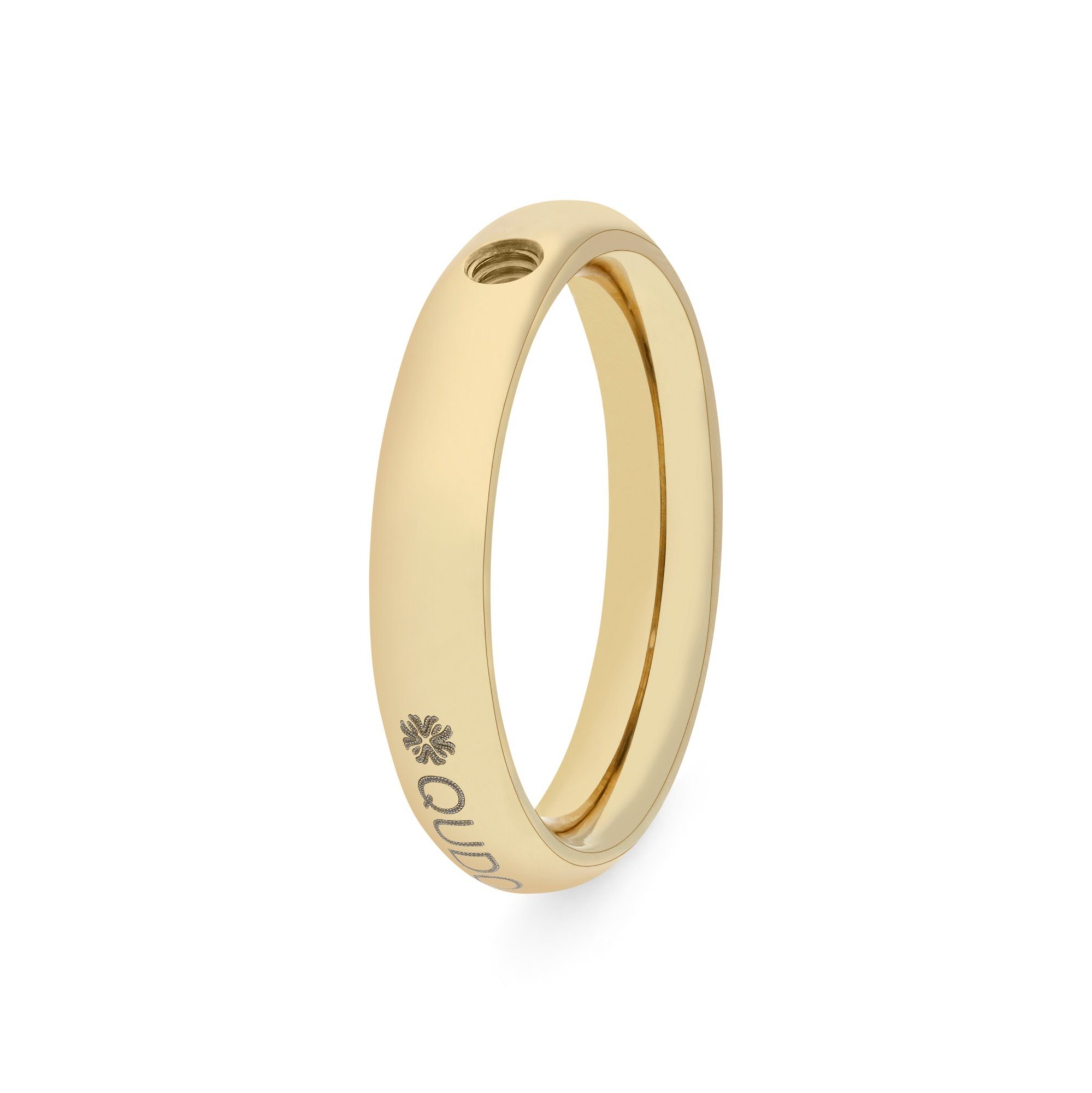 qudo Fingerring »BASIC« Small goldfarben (1-tlg)