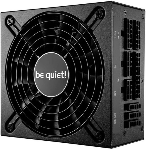 be quiet! »SFX L POWER 600W BN239« PC-Netzteil (Lüfter 120mm, Computer Netzteil, Mini ITX PCs, schwarz)