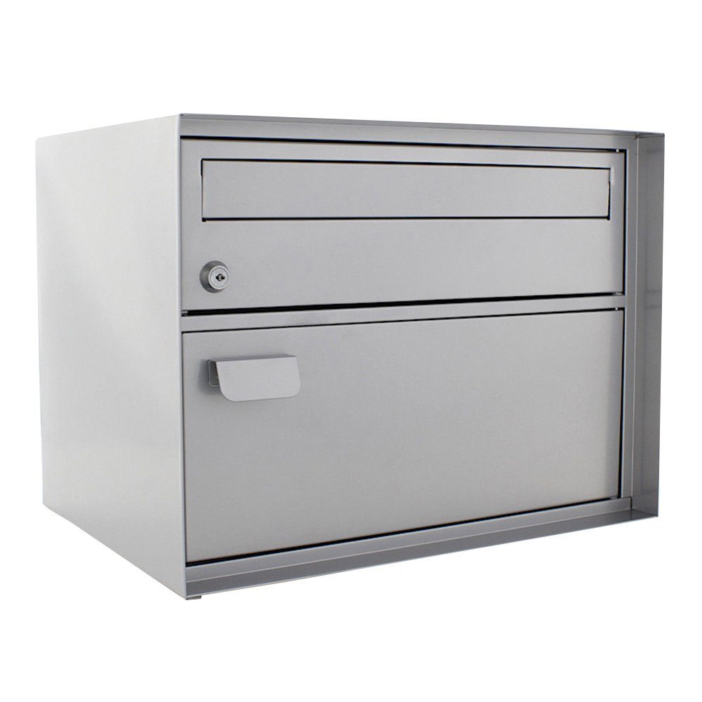 Profirst Wandbriefkasten Profirst Mail PM 200 Briefkasten silber
