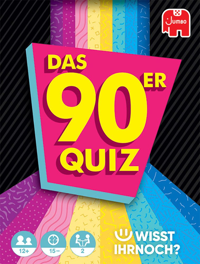 Jumbo Spiele Spiel Wisst Ihr noch? Das 90er Quiz, Quizspiel