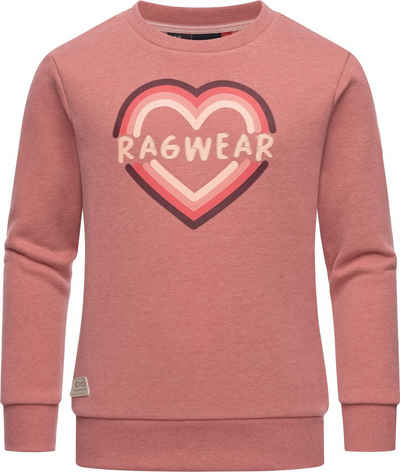 Ragwear Sweater Evka Print stylisches Mädchen Sweatshirt mit coolem Logo Print