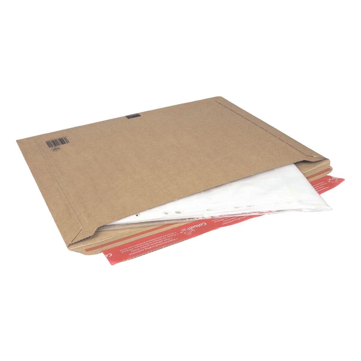 COLOMPAC Versandtasche, 41,3/29,3 cm, Füllhöhe 50 mm, mit Aufreißhilfe