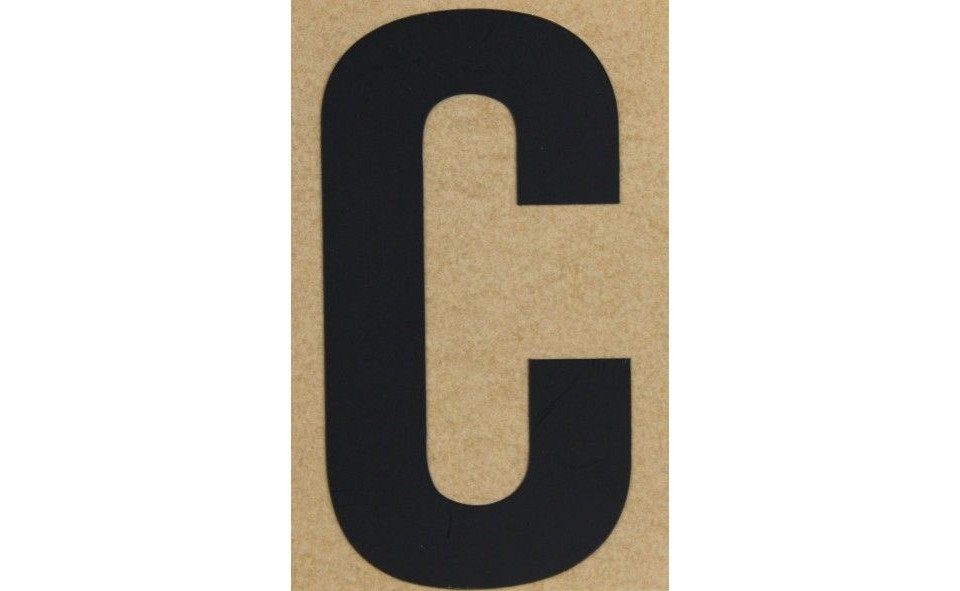 Aco Hausnummer Conacord Klebebuchstabe 65 x 100 mm