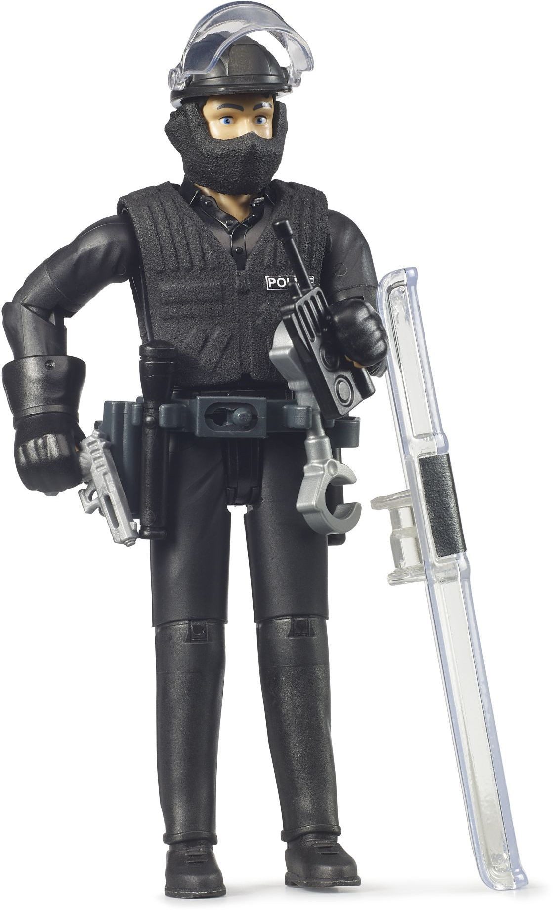 Bruder® Spielzeug-Polizei Spielfigur bworld Polizist Spezialkräfte mit Ausrüstung 62151