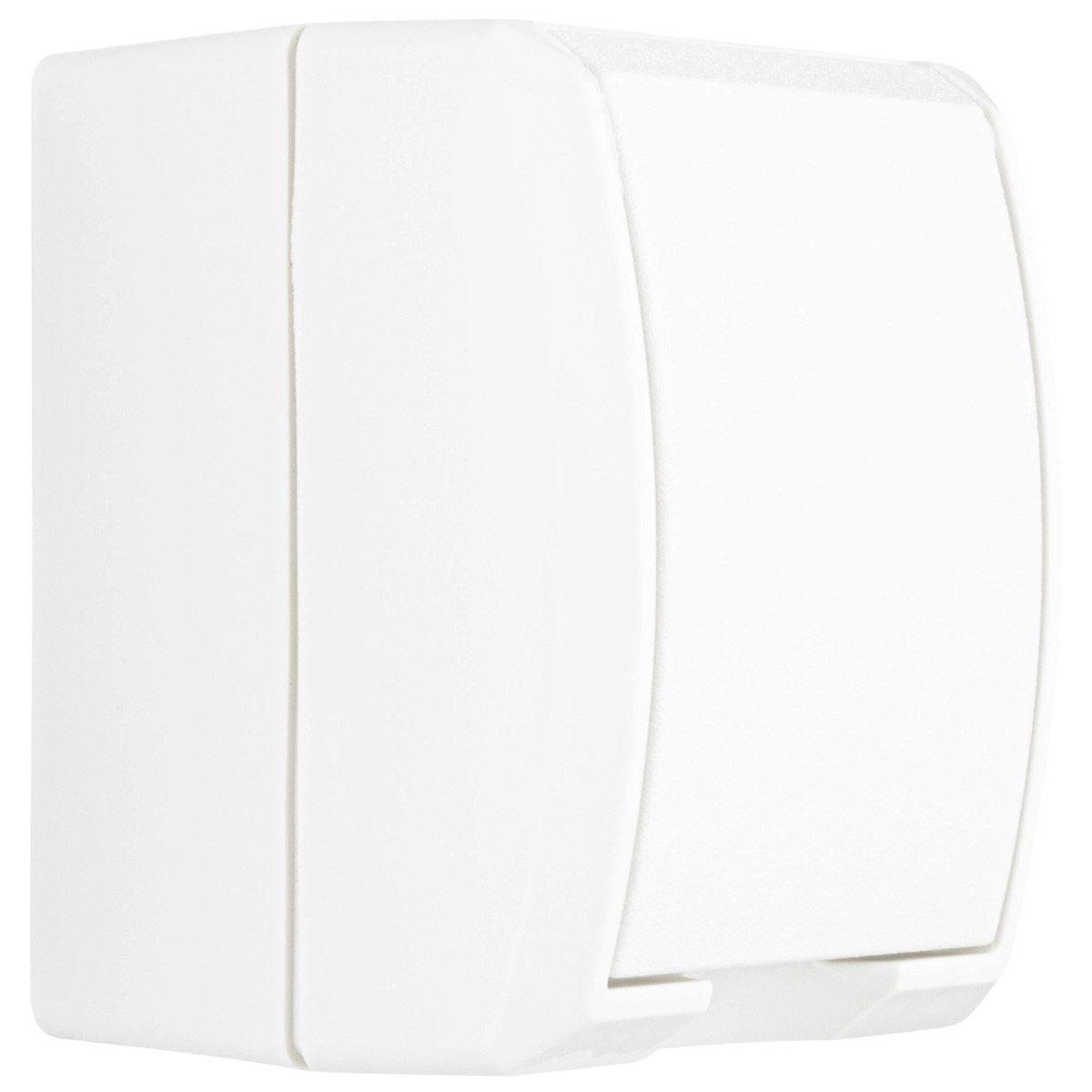 REV Ritter GmbH Aufputz-Steckdose Feuchtraum Starter Set Steckdose Schalter REV AquaForm Weiß IP44, 8-St., Starter Set, 6 Steckdosen, 2 Schalter