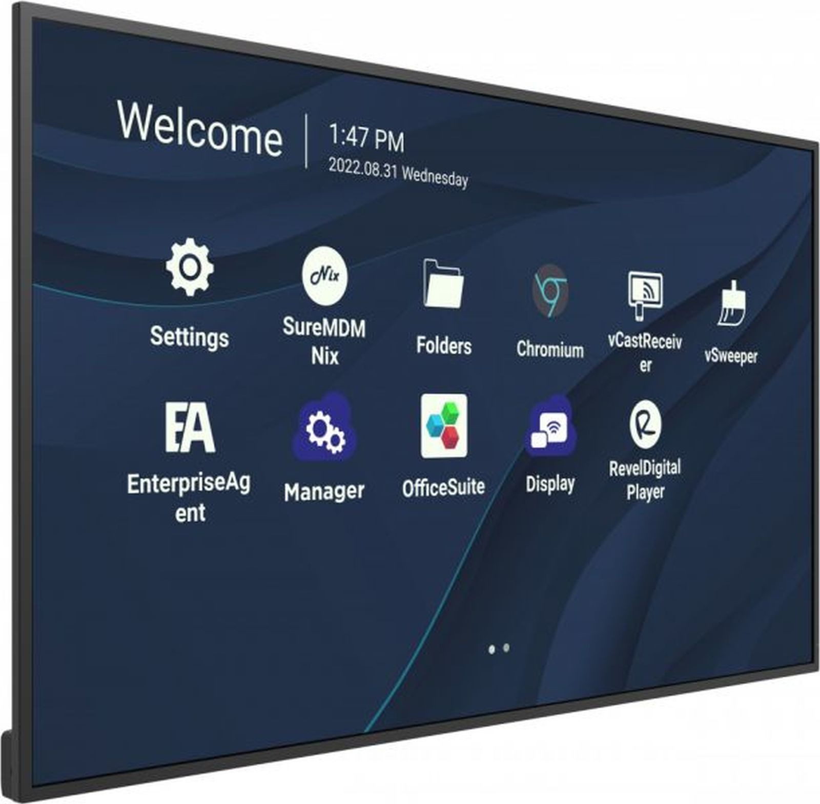 Viewsonic CDE4330 43IN LED 3840X2160 450NITS 1200:1 HDMI USB-C TFT-Monitor (3840 x 2160 px, 4K Ultra HD, 6,5 ms Reaktionszeit, TFT, Touchscreen, Wi-Fi, Lautsprecher)