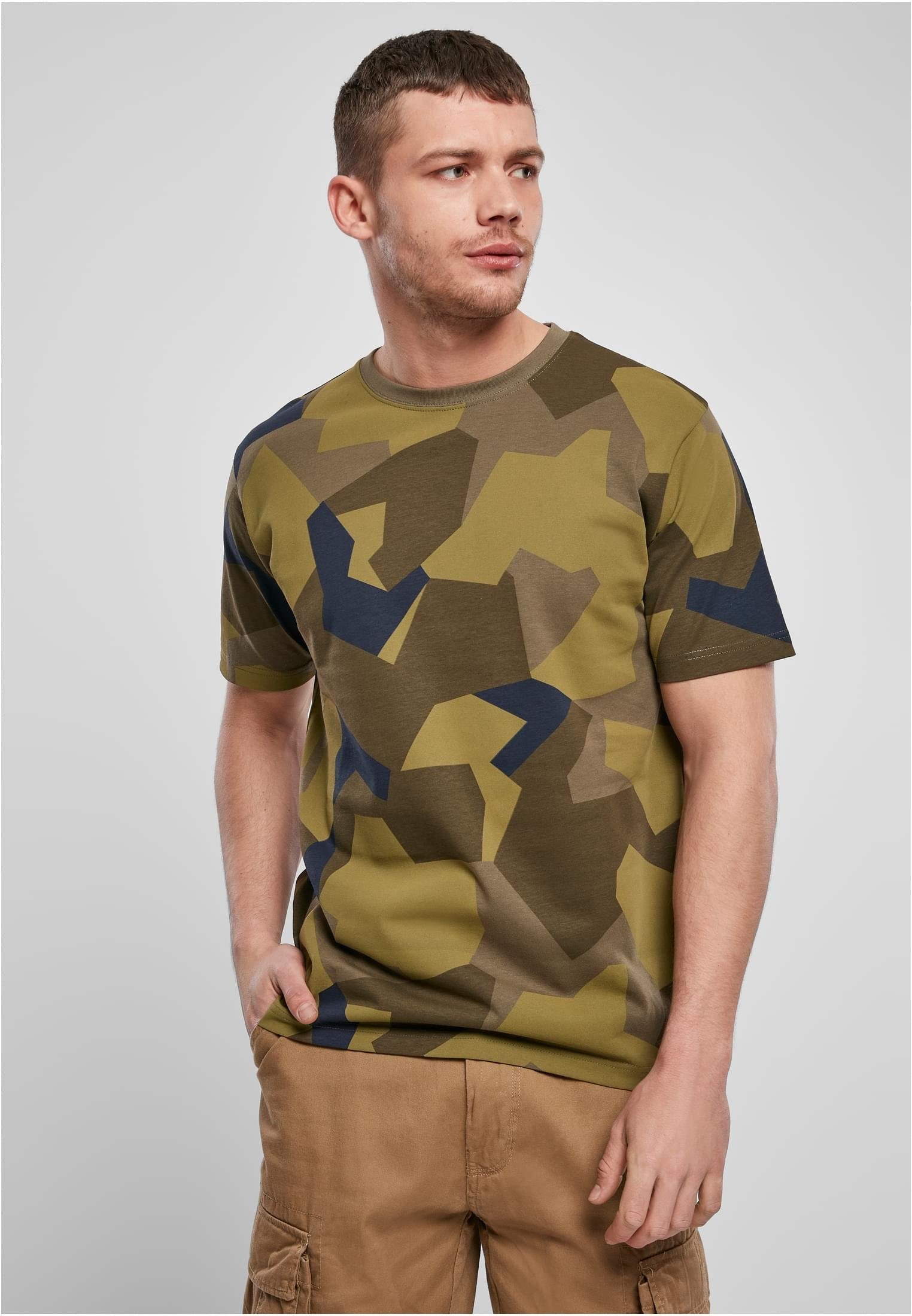 Brandit Premium Shirt Herren Brandit (1-tlg) swedishcamo Kurzarmshirt