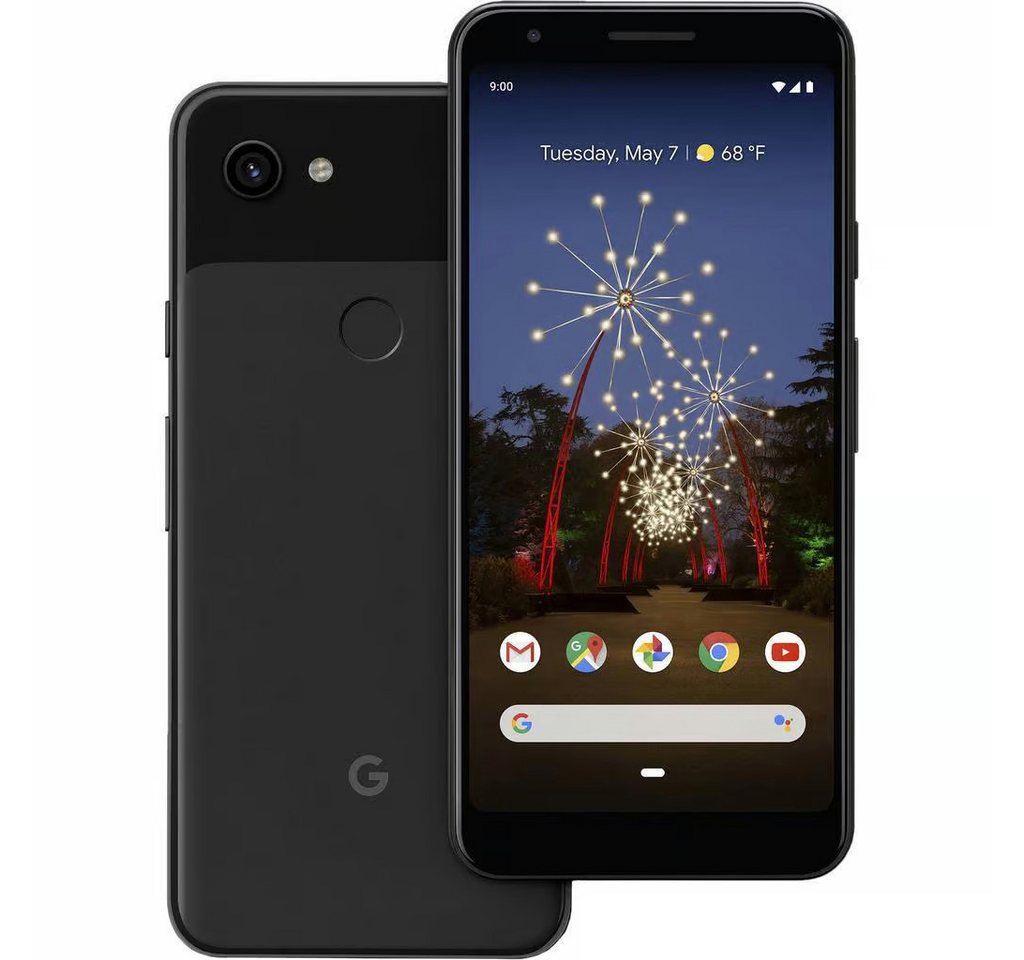 Google Google Pixel 3a XL, vollständig Anbieter frei entsperrtes Handy Smartphone (15,24 cm/6,3 Zoll, 64 GB Speicherplatz, 12.2 MP Kamera, Betriebssystem Wahl Android, Ubuntu Touch, e/OS, Droidian, LineageOS)