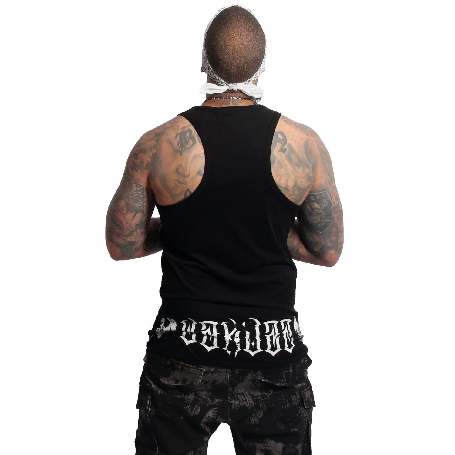 YAKUZA Muskelshirt Mouth mit Ringerrücken günstig online kaufen