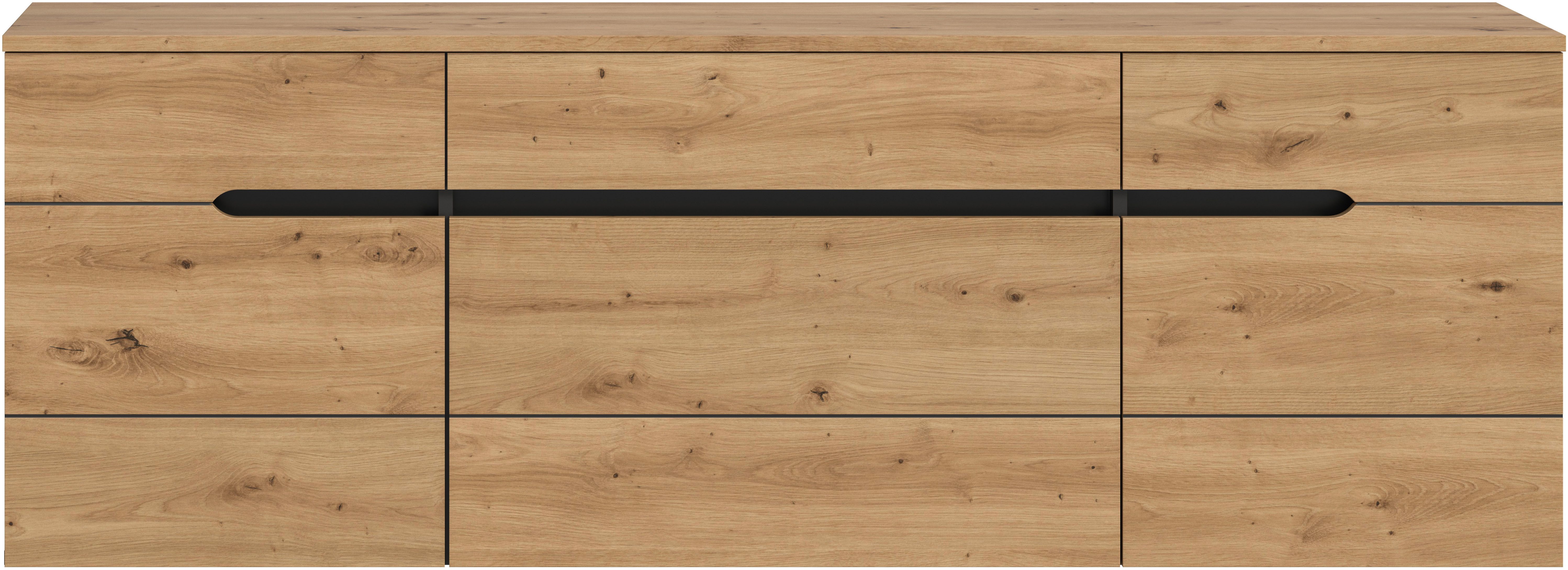 Home affaire Garderobenschrank REHAT, TOPSELLER!, Breite 176 cm, hängende Montage, viel Stauraum (Platz für ca. 20 Paar Schuhe) Garderobe, Flurschrank, Dielenschrank, Kleiderschrank, Garderobenmöbel