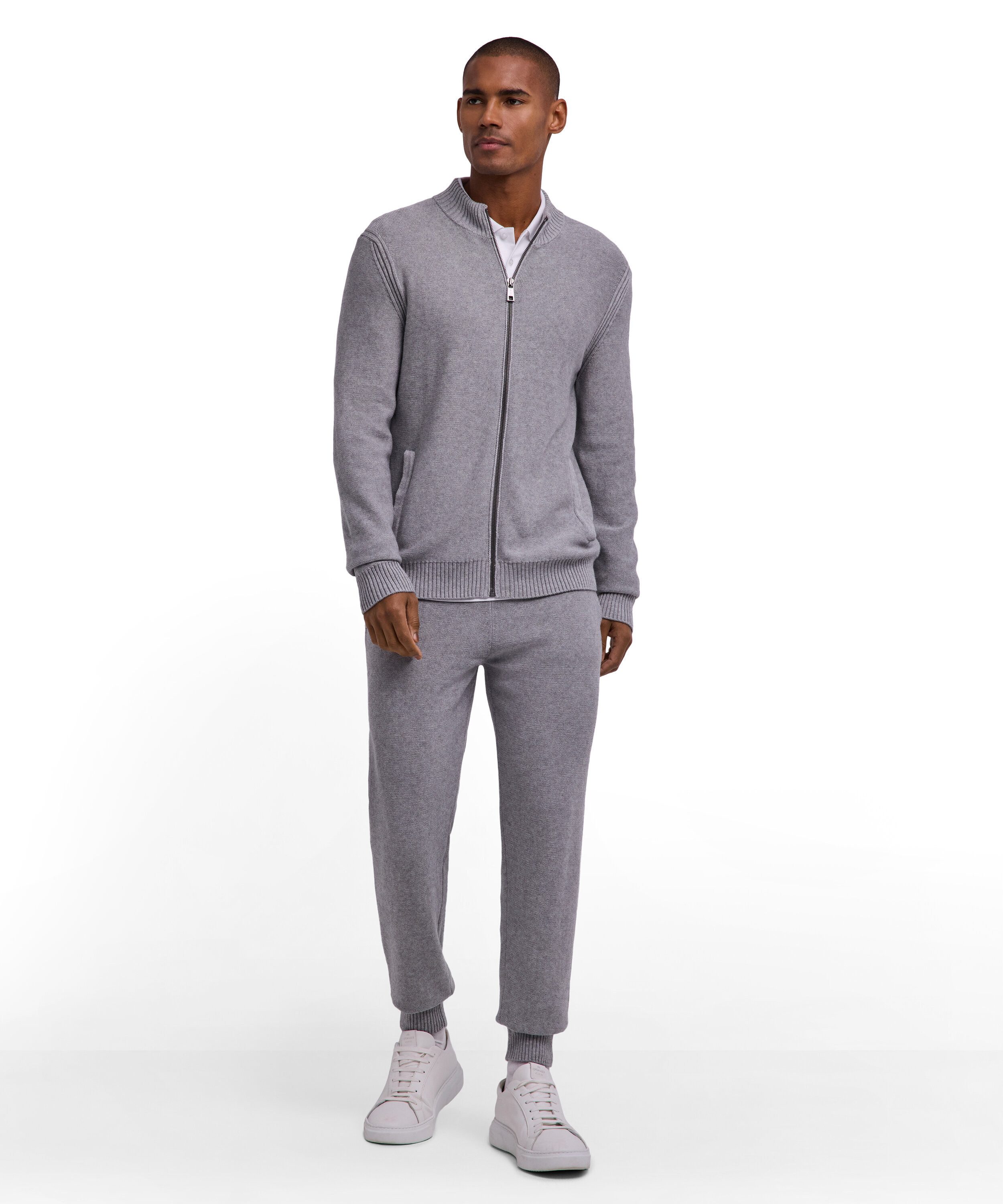 FALKE Strickjacke Cotton Cashmere Zip-Jacke (1-tlg)