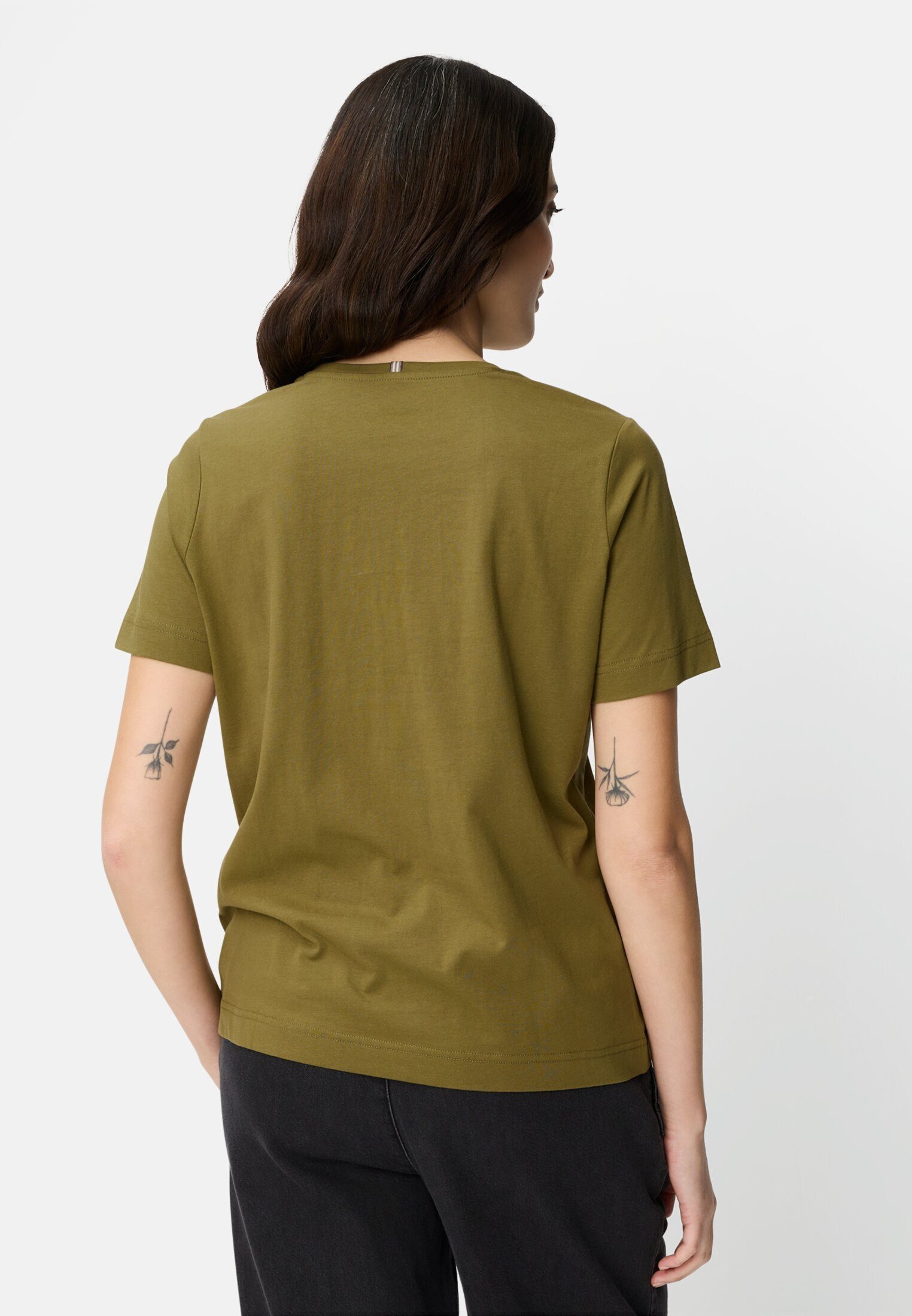 camel active Print-Shirt aus reiner Baumwolle Kurzarm