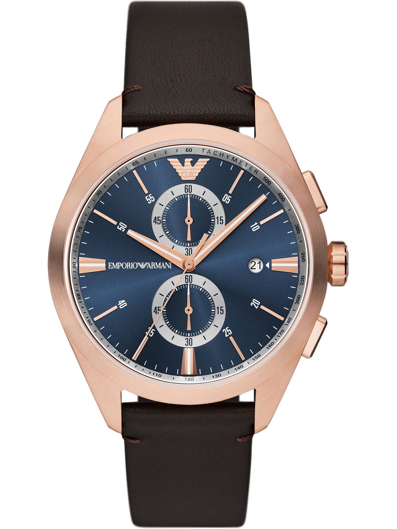 Chronograph Emporio Armani Herren-Uhren Analog Quarz