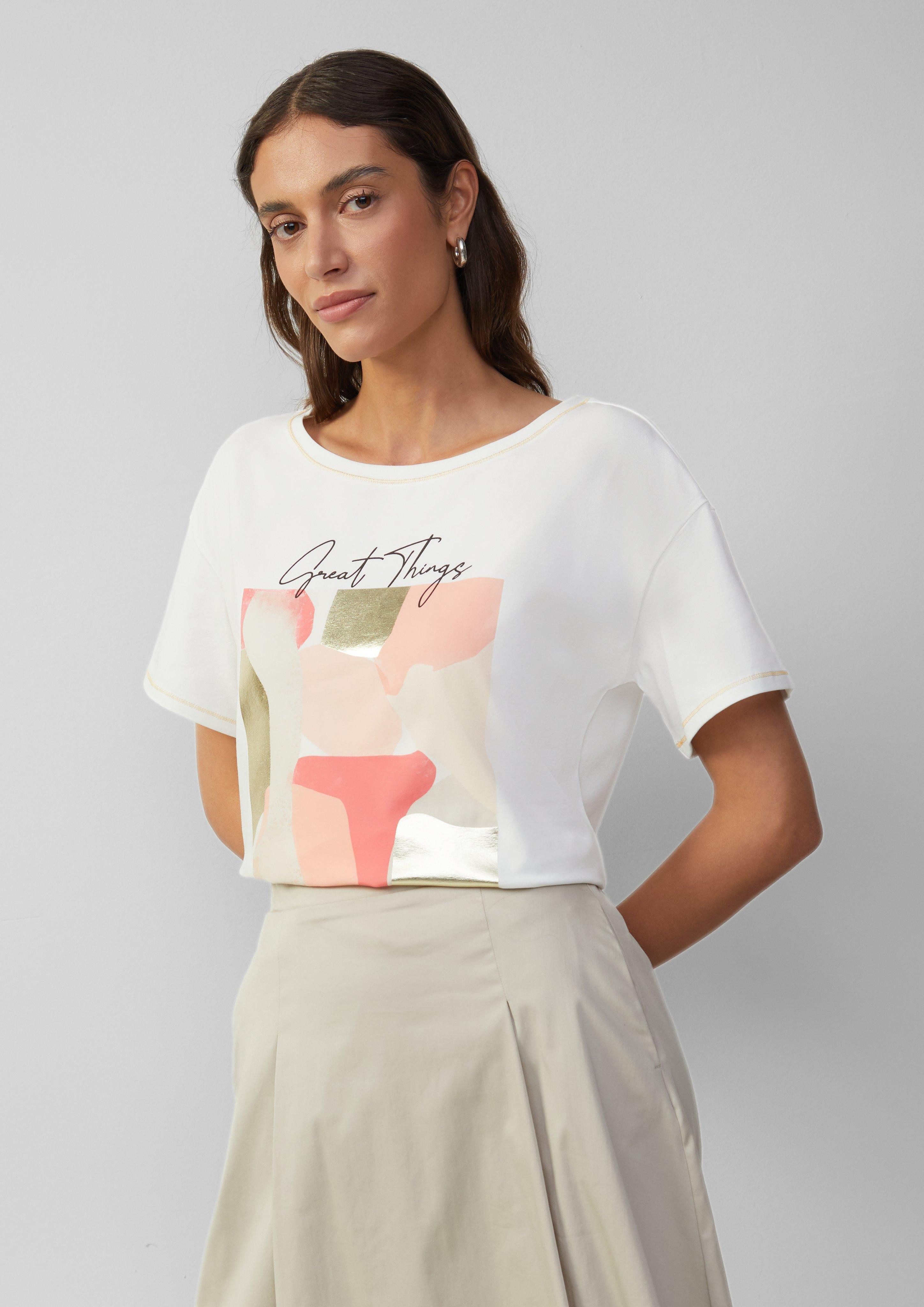 s.Oliver BLACK LABEL Kurzarmshirt T-Shirt im günstig online kaufen