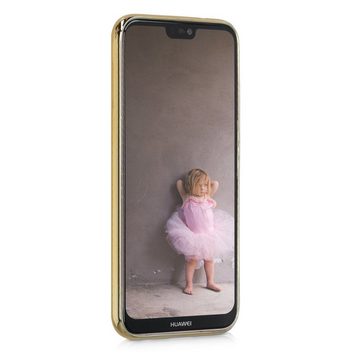 kwmobile Handyhülle Hülle für Huawei P20 Lite, TPU Silikon Handy Schutzhülle Cover Case - Notenschlüssel Design
