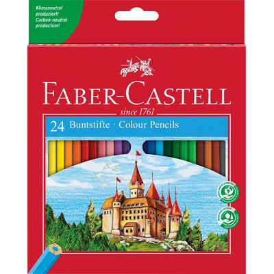 Faber-Castell Buntstift 24 Buntstifte CLASSIC Castle farbsortiert