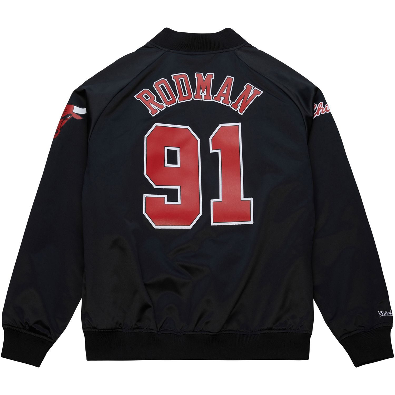 Mitchell & Ness Bomberjacke Satin MAXXED Chicago Bulls Dennis Rodman günstig online kaufen