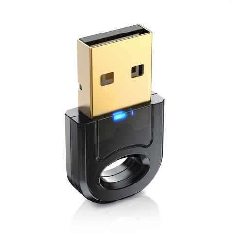 Aplic Bluetooth-Adapter, USB BT5.0 Stick / Dongle, hohe Reichweite, inkl. Treiber, BT Adapter