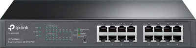 tp-link TL-SG1016PE 16-Port Gigabit Desktop POE Netzwerk-Switch