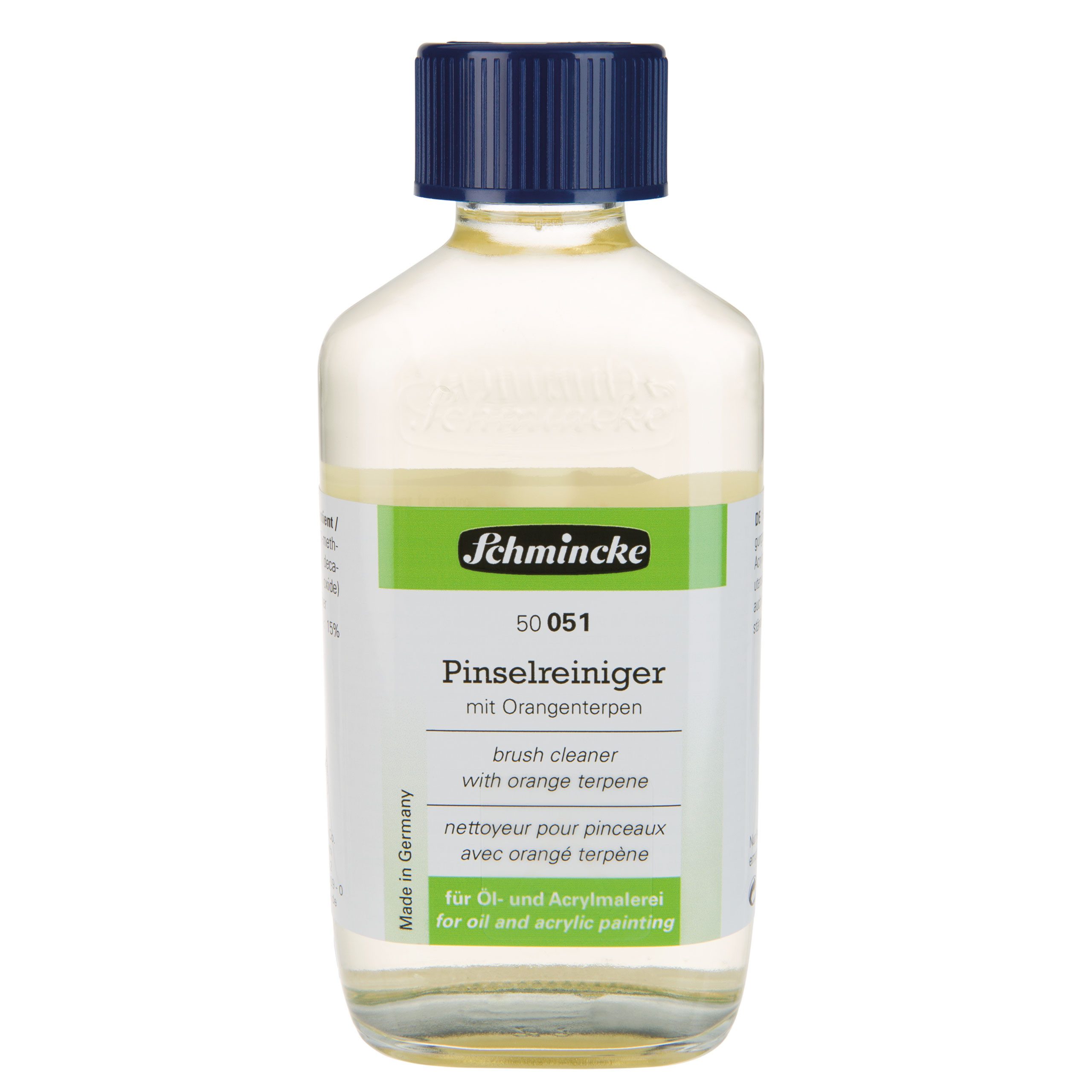 Schmincke Ölfarbe Pinselreiniger mit Orangenterpen – 200ml Öl Hilfsmittel 50 051 026