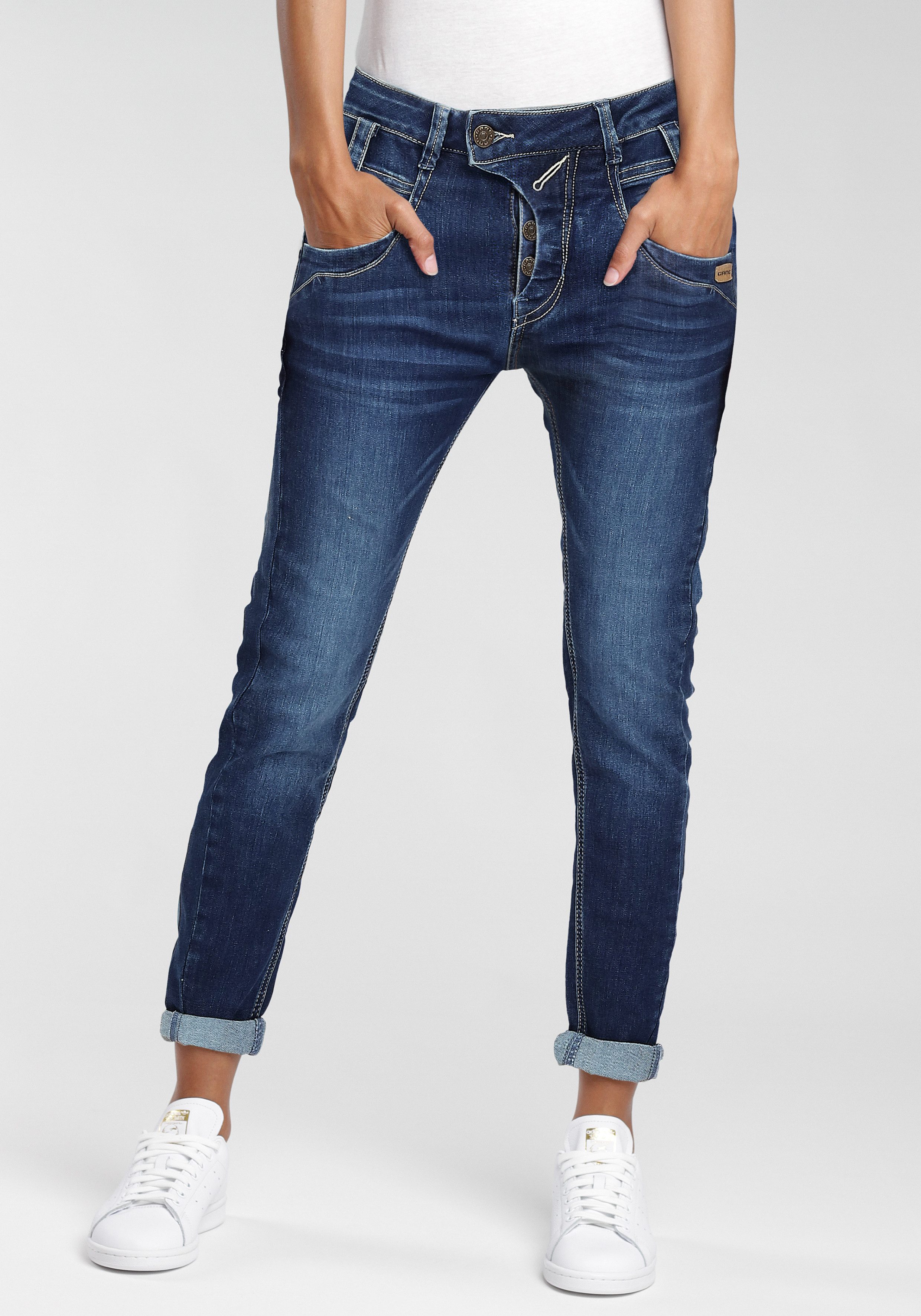 GANG Slim-fit-Jeans 94MARGE mit besonderem 4-Knopf-Verschluss