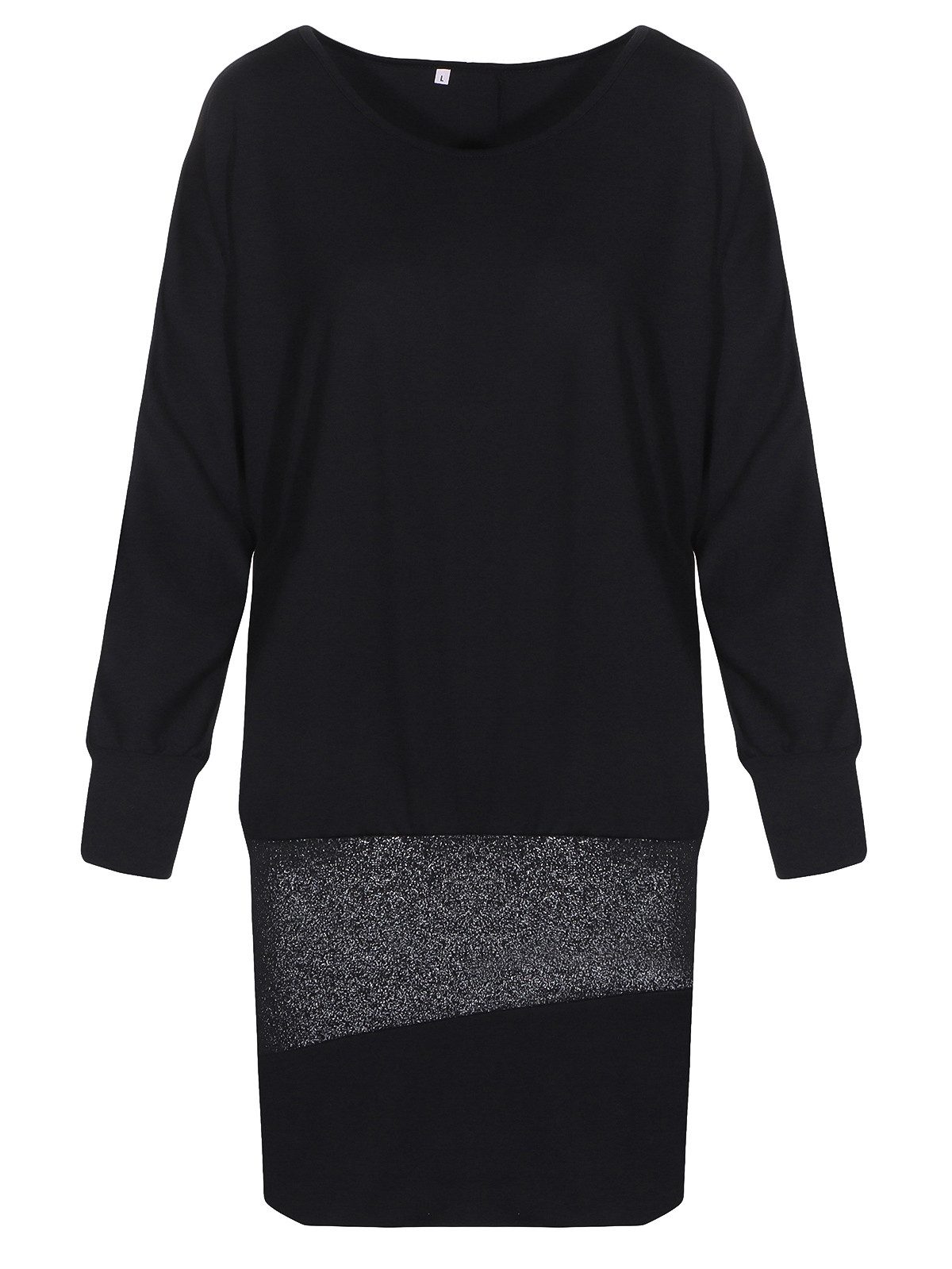 Mississhop Partykleid Damen Minikleid festlich Glitzer Kleid Pulli Tunika S günstig online kaufen