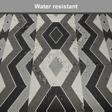 Abakuhaus Stuhlkissen Dekoratives wasserfestes Kissen mit Riemen für Küchensitze, Geometrisch Chevron Zigzags Boho