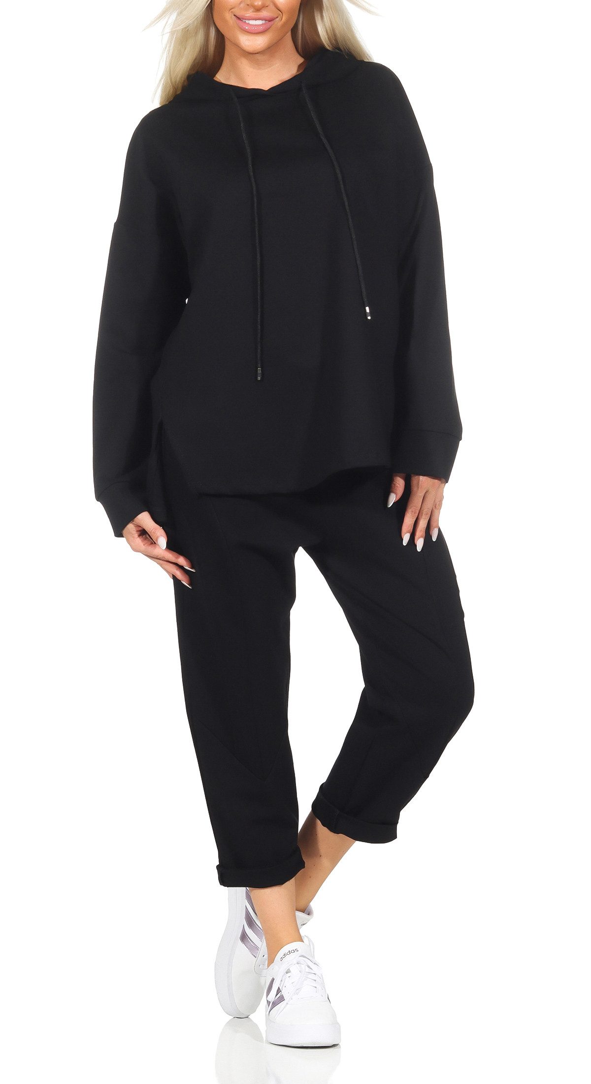 simaranda Jogginganzug Damen Jogginganzug 7036 36-42 Oliv (Set)