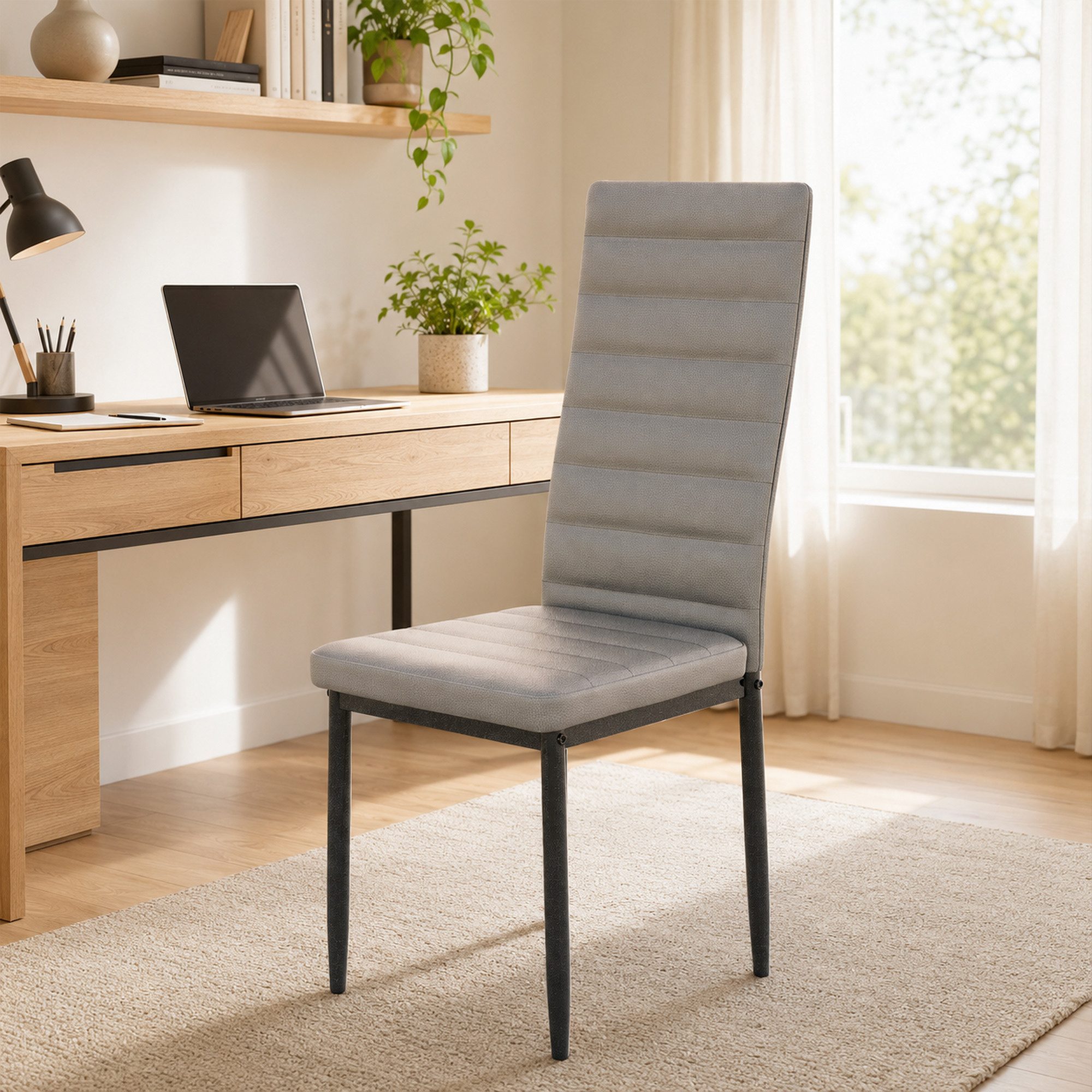 Blishom Esszimmerstuhl Esszimmerstühle 4er-Set, Küchenstuhl mit Gepolstert, 41x50x97 cm (4 St) – Bild 4 von 5