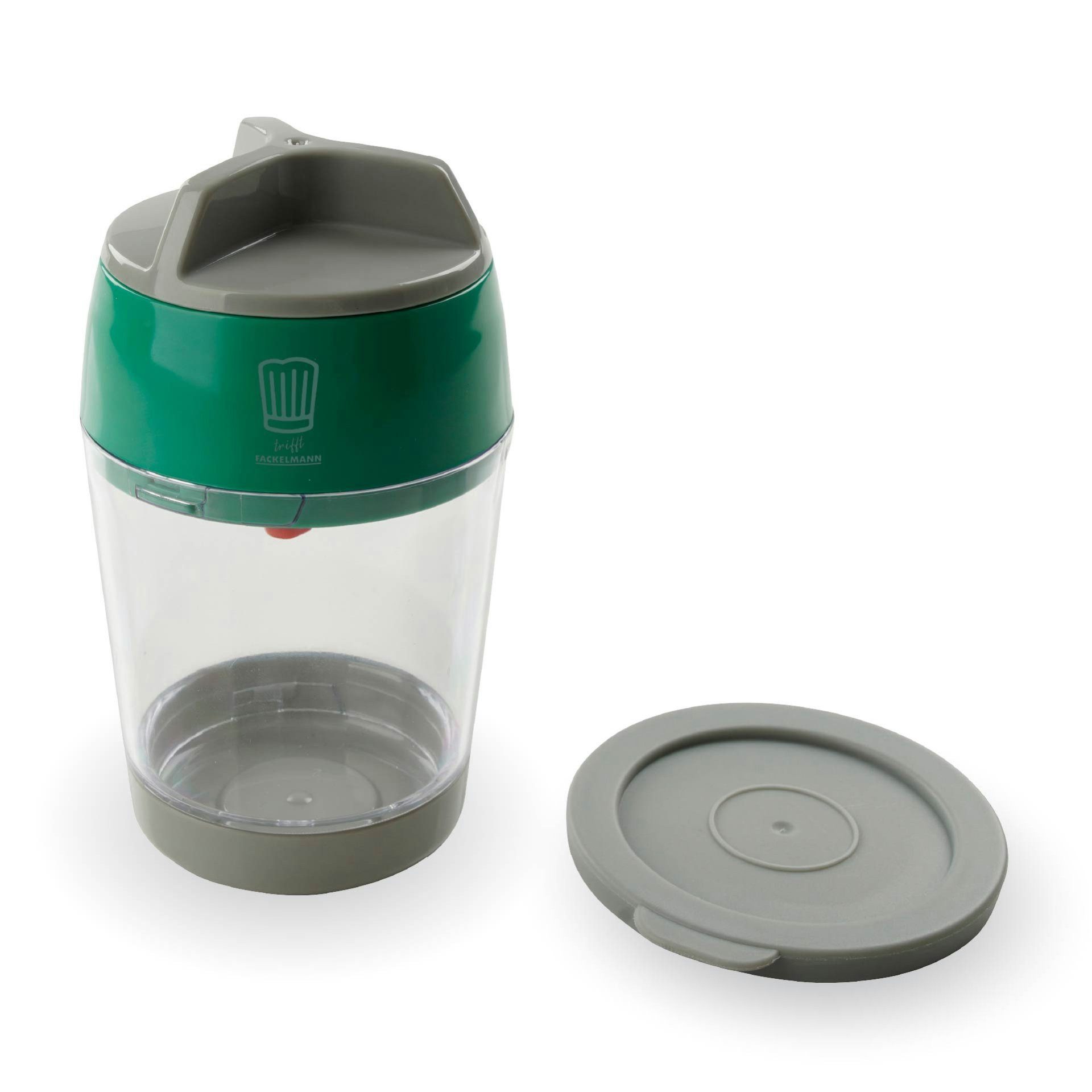 Chefkoch trifft Fackelmann Spiralschneider Spiralschneider: ABS & Edelstahl – 130xø90mm – mit abnehmbarem Boden