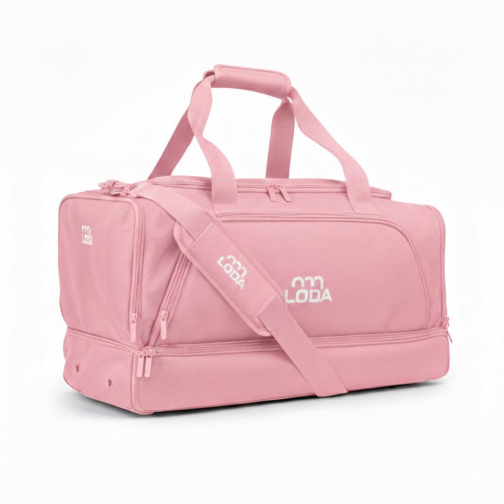 LODA sports Sporttasche compact 48L - Trainingstasche mit Rucksackfunktion & Schuhfach, 50cm (L) x 30cm (B) x 32cm (H), 48 Liter Volumen