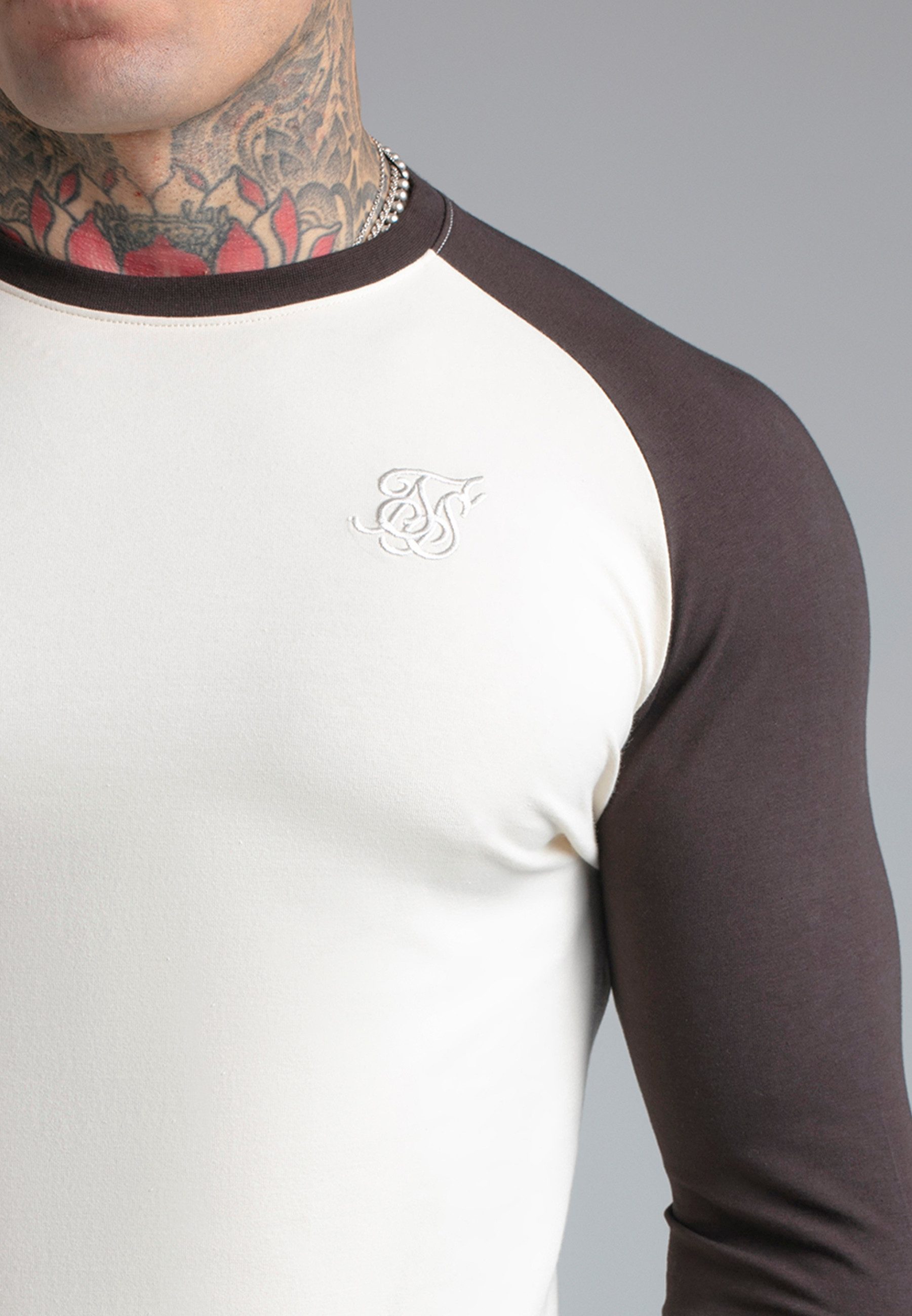 Siksilk T-Shirt SikSilk Herren LS Muscle Fit T-Shirt