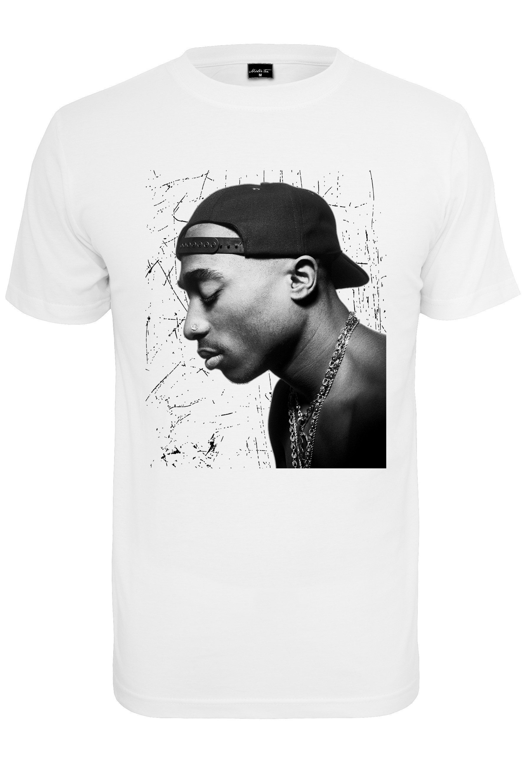 Merchcode T-Shirt Merchcode Herren Tupac Cracked Background Tee (1-tlg)