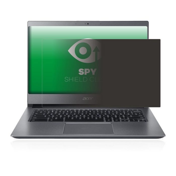 upscreen Blickschutzfolie für Acer Chromebook 714 Displayschutzfolie Blaulichtfilter Privacy Folie Schutzfolie Sichtschutz klar Anti-Spy