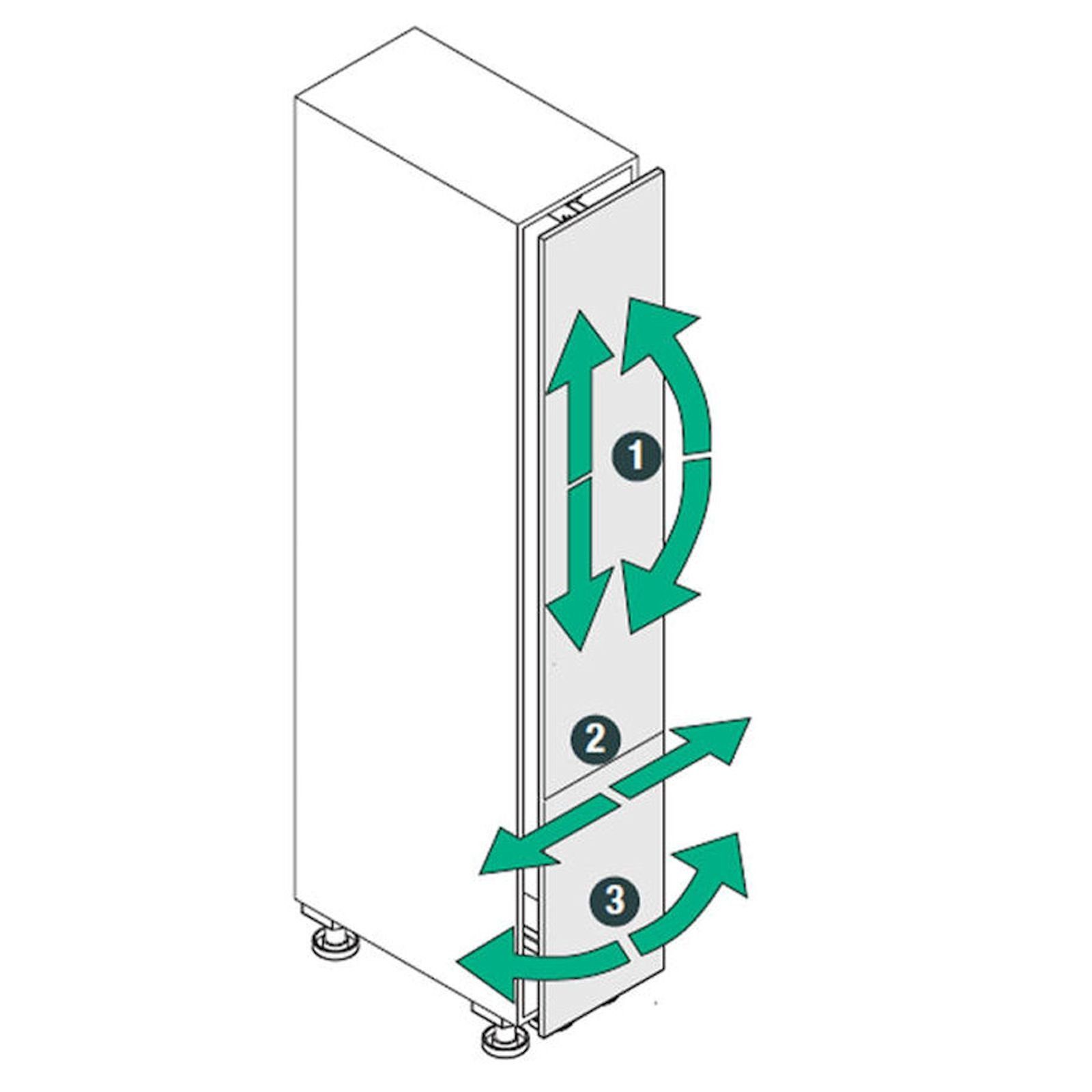 1200-1600 ANTHRAZIT 40 Clickfixx SoftstopPlus SO-TECH® Schrankbreite x mm und inkl. cm Dispensa-X 4 für Einhängetablare, Tragrahmen Apothekerschrank