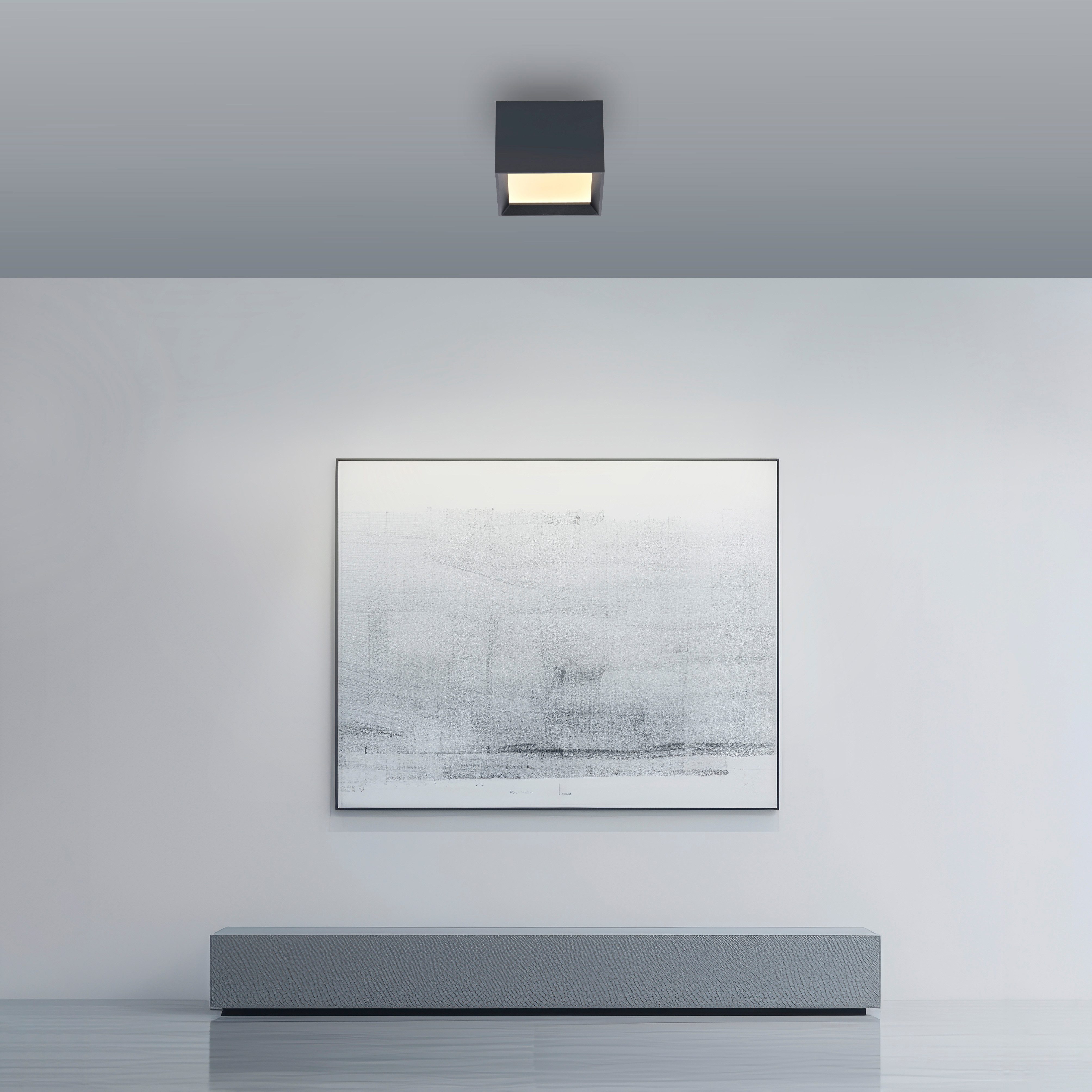 Neuhaus PURE LED Deckenleuchte PURE Manhattan, CCT - über Fernbedienung, LED fest integriert, warmweiß - kaltweiß, Stufenloses dimmen per Funk-Fernbedienung, CCT, Multicolor