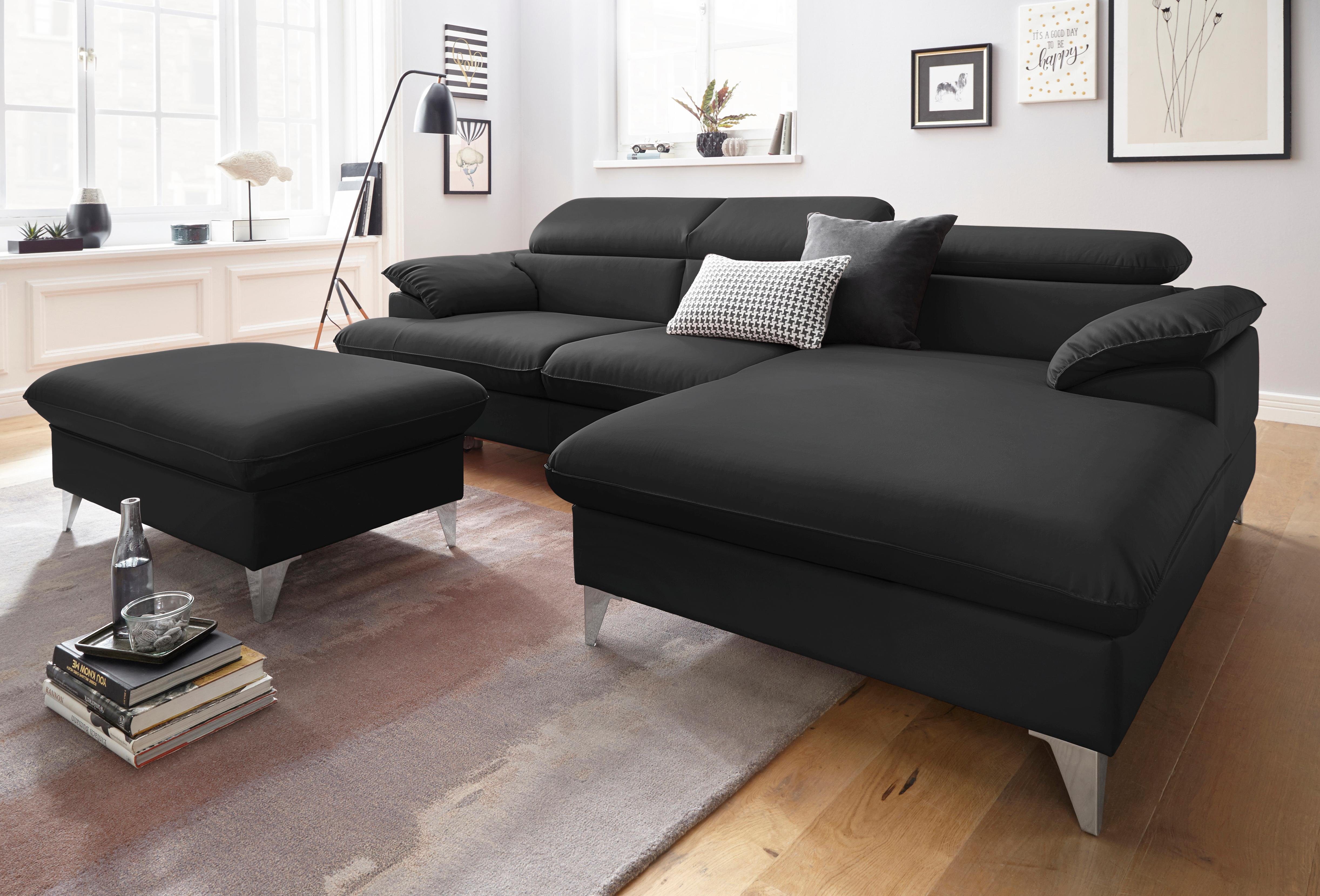 COTTA Ecksofa "Caluso L-Form", mit Kopfteilverstellung, wahlweise mit Bettf günstig online kaufen