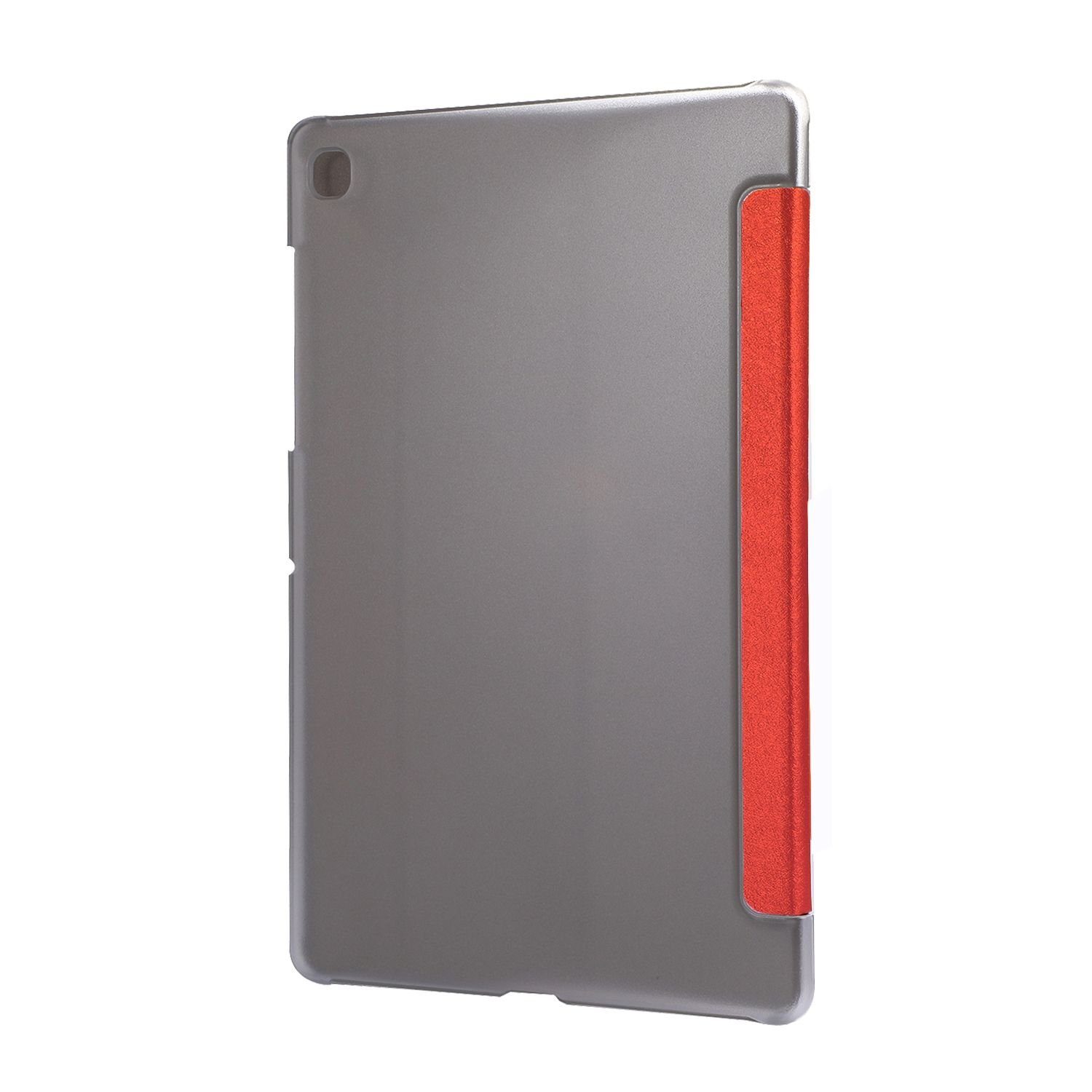 König Design Tablet-Hülle Samsung Galaxy Tab A7, Schutzhülle für Samsung Galaxy Tab A7 Tablethülle Schutztasche Cover Standfunktion Rot