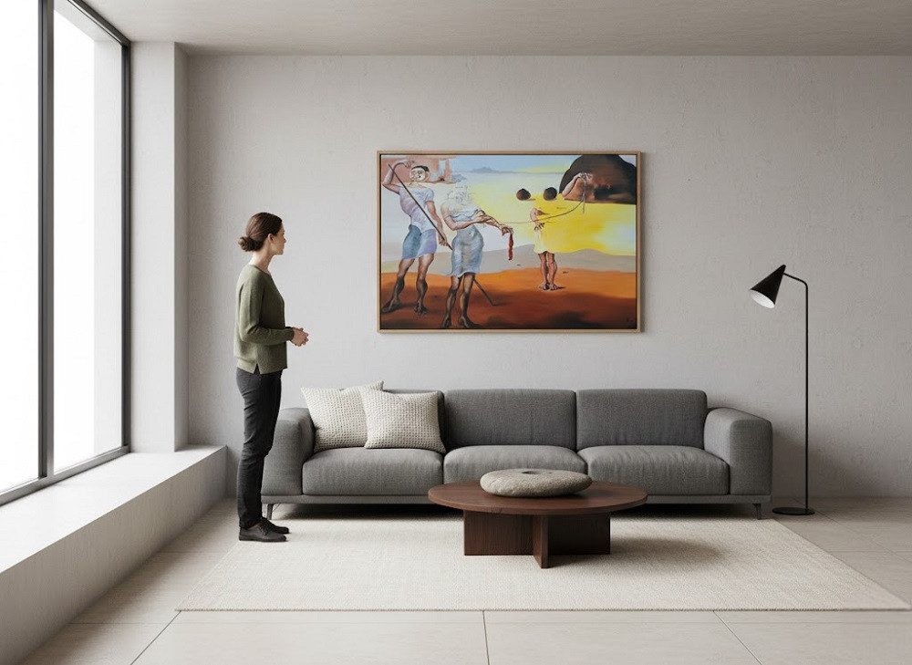 Xlmoebel Gemälde Exklusive Ölkunst im modernen, akzentreichen Stil Sofort, Hergestellt in Europa