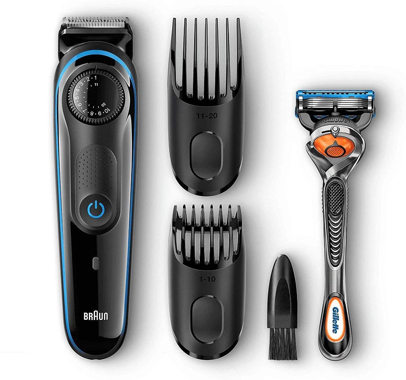 Elektrorasierer Braun Bartschneider BT3040 inkl Gillette Fusion Pro Glide