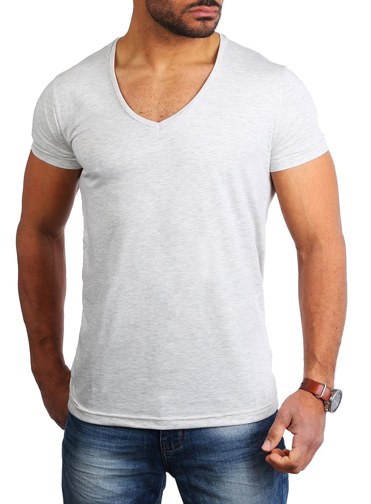 Young & Rich T-Shirt Herren Uni günstig online kaufen
