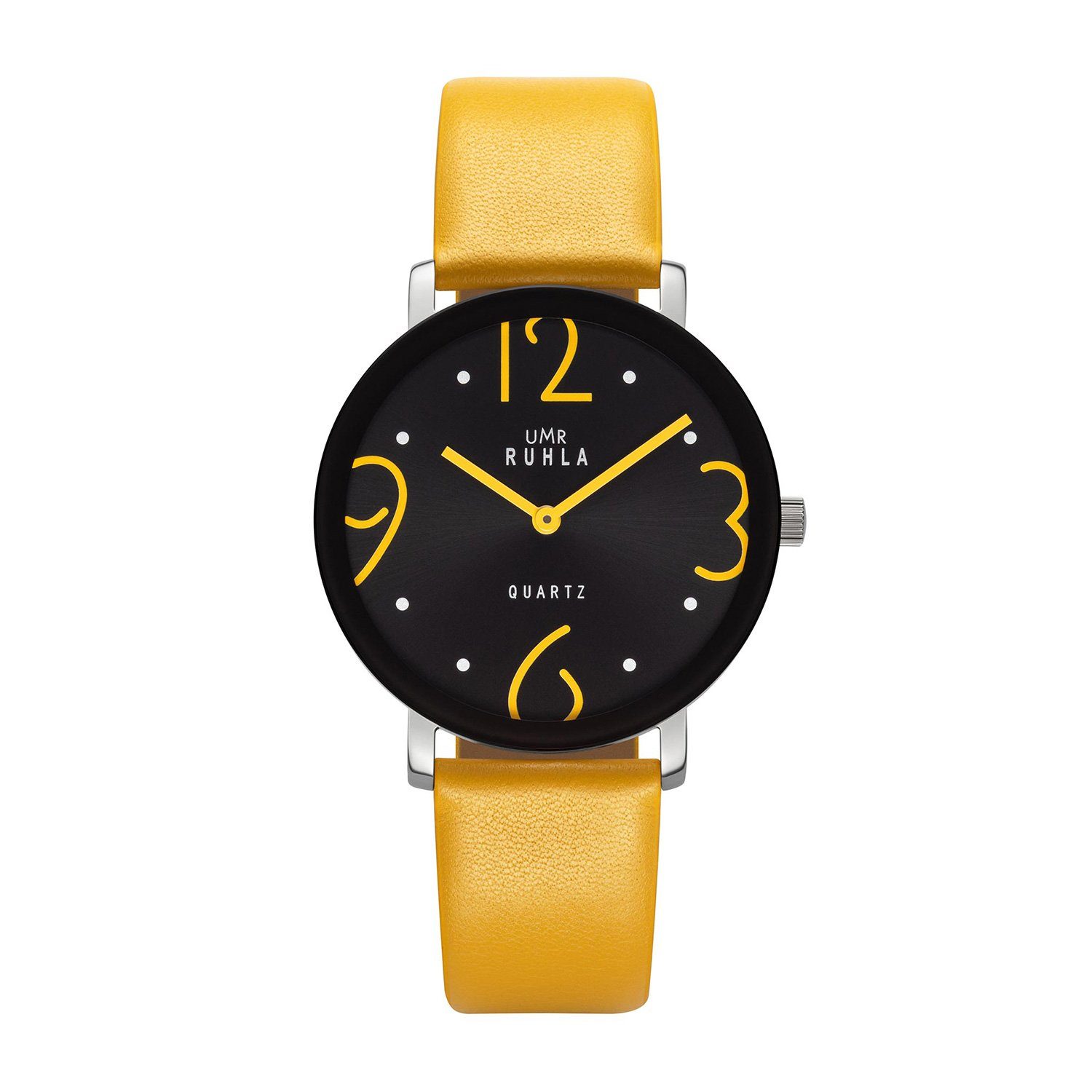 UMR Ruhla Quarzuhr Uhren Manufaktur Ruhla - Quarz-Armbanduhr - Lederband ge günstig online kaufen