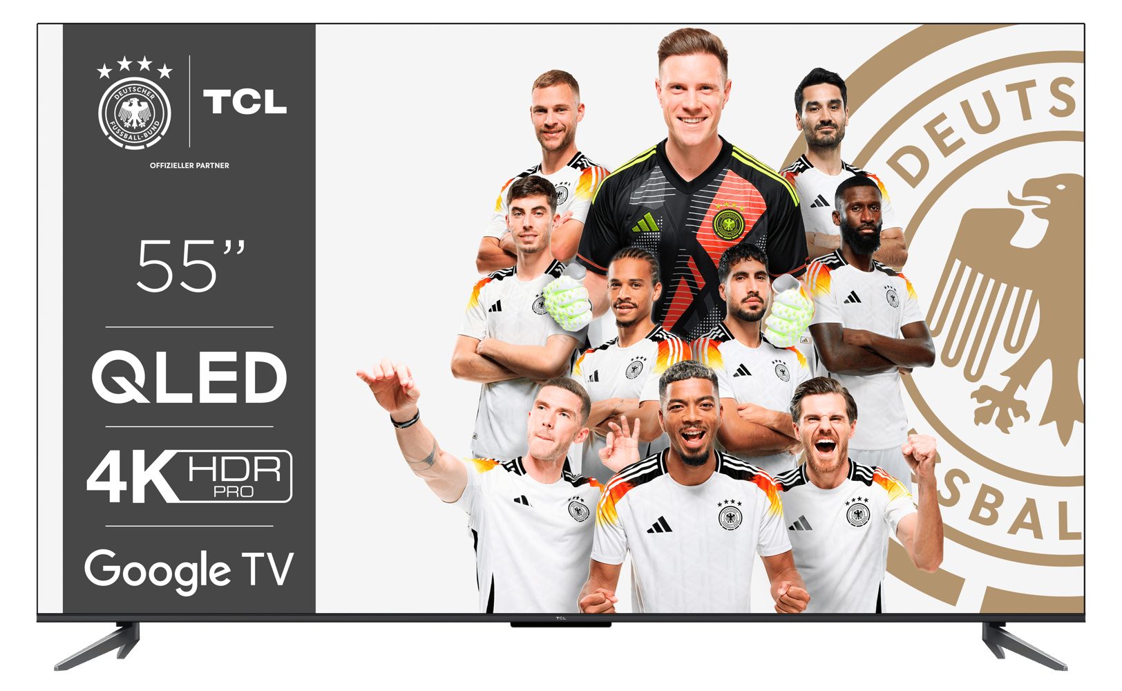 TCL 55QLED770 QLED-Fernseher (55 Zoll, 4K Ultra HD)