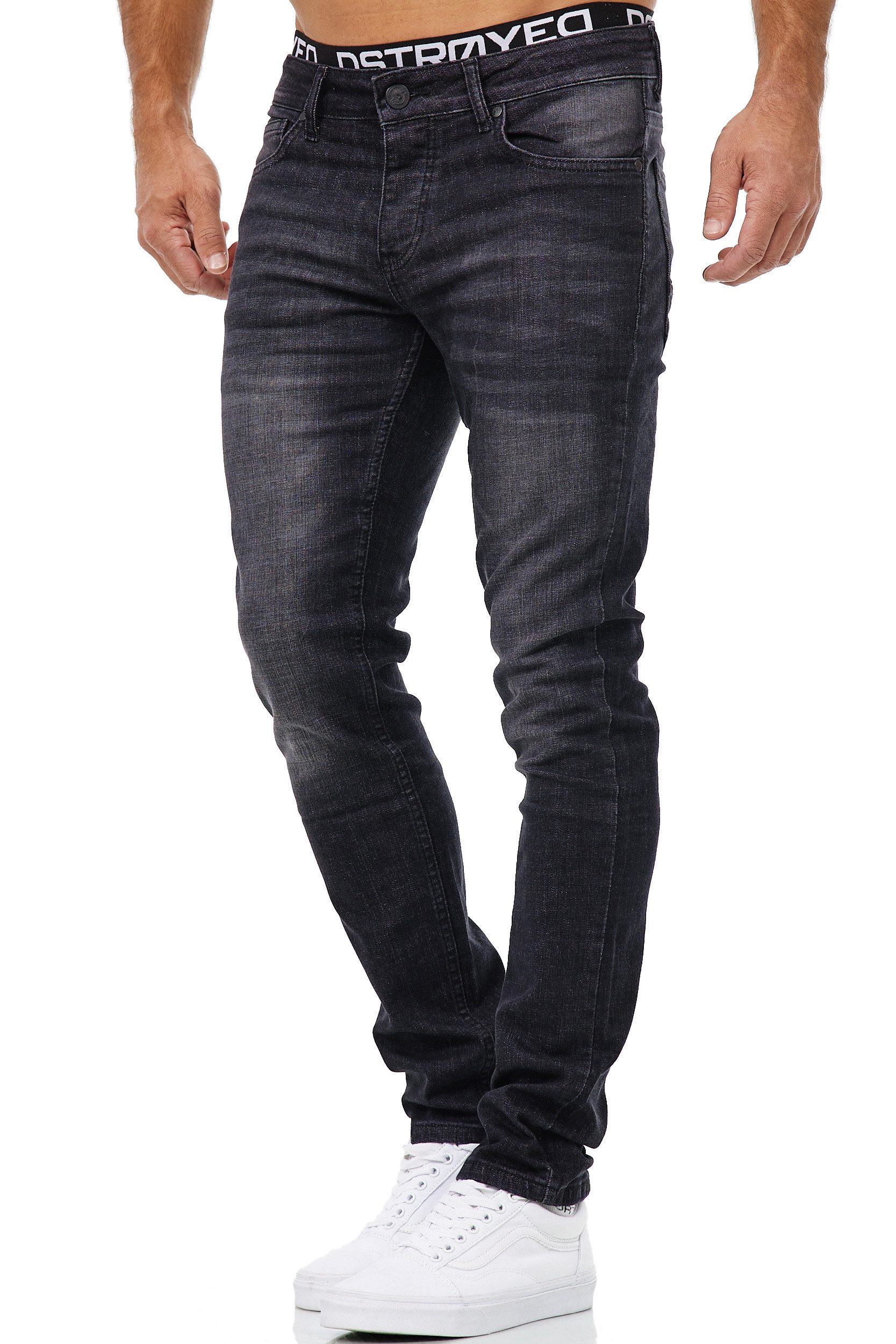 MERISH Slim-fit-Jeans MERISH Jeans Herren Slim Fit Jeanshose Stretch Designer Hose Denim