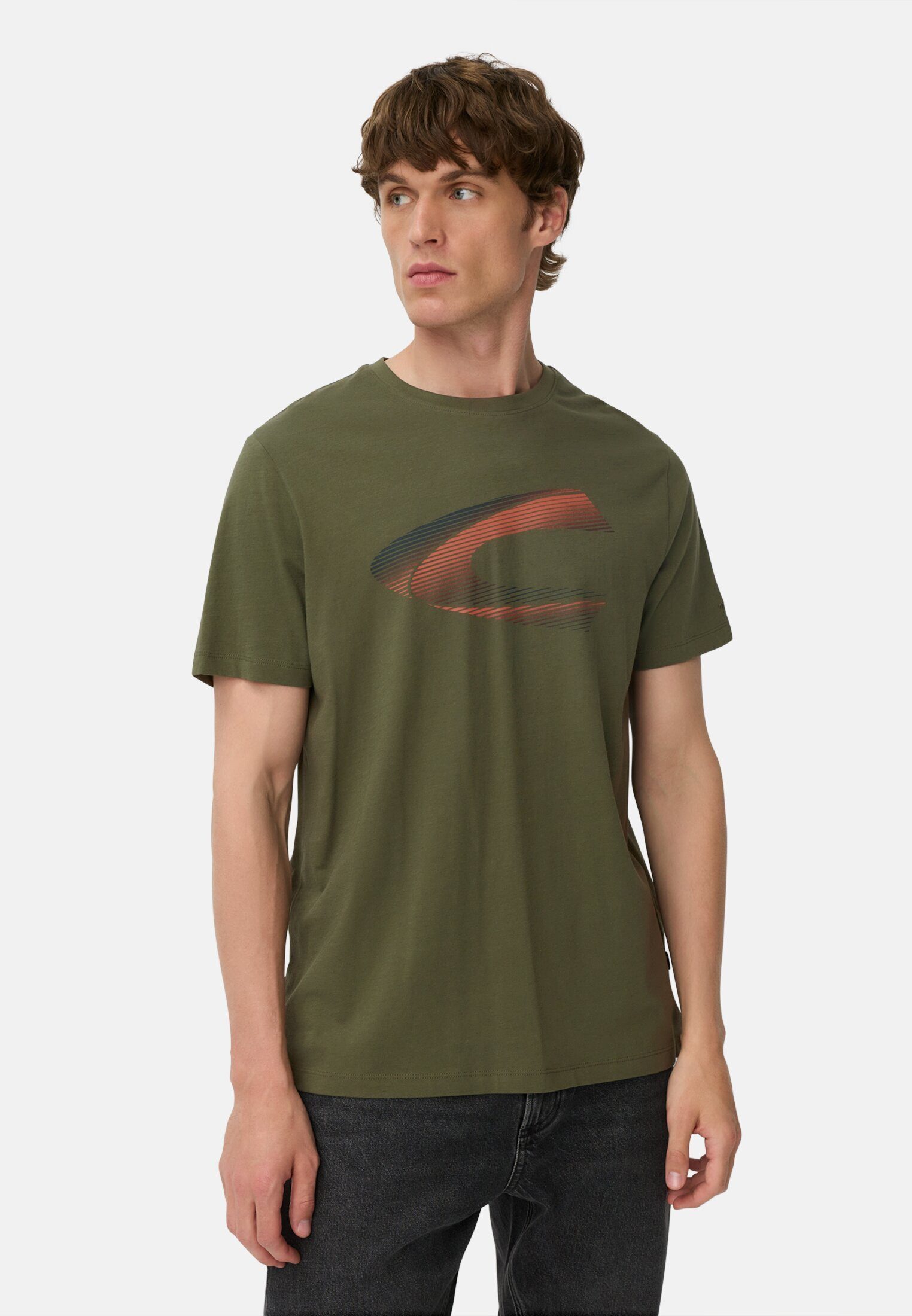 camel active Print-Shirt aus nachhaltigem Organic günstig online kaufen