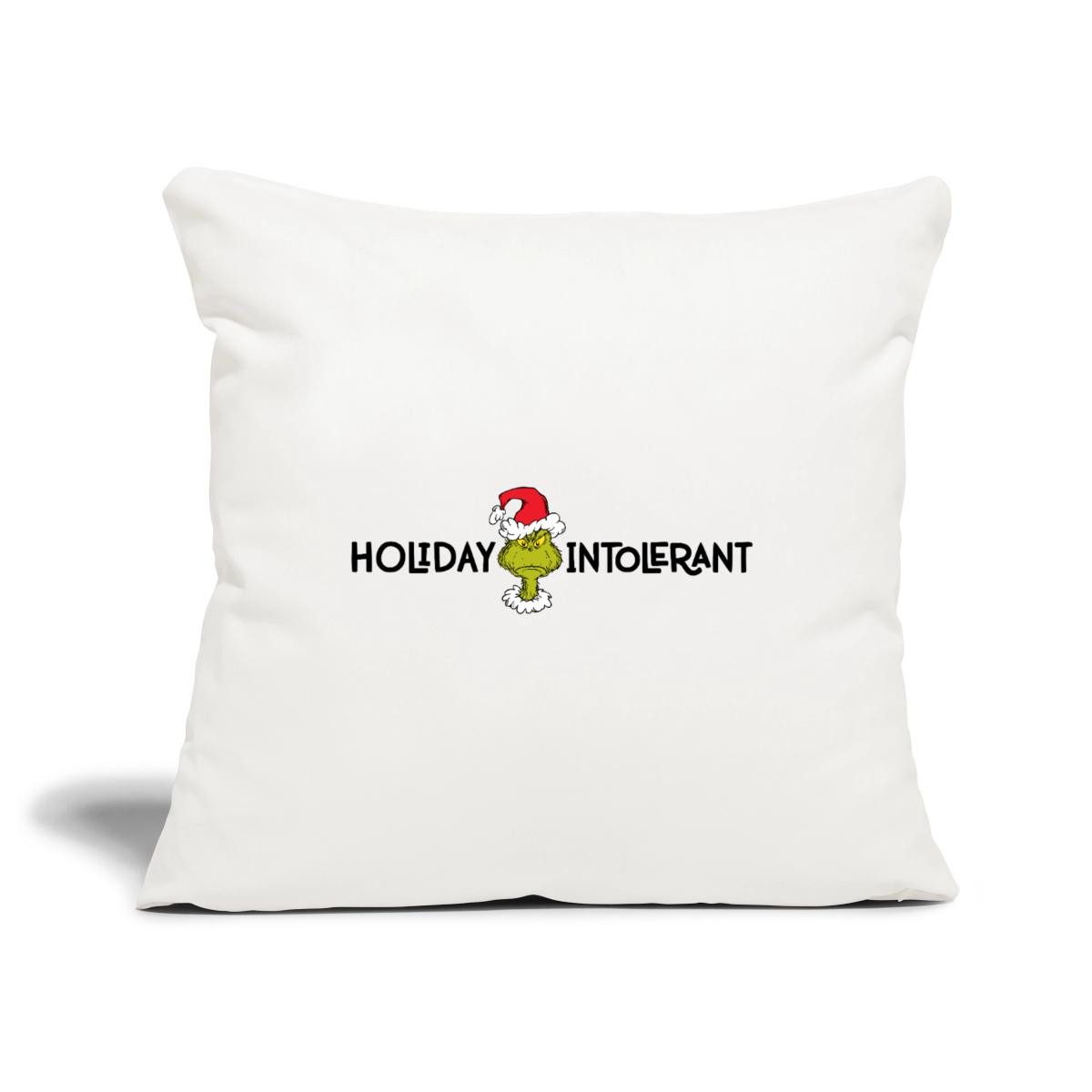 Spreadshirt Kissenbezug Der Grinch Statement Holiday Intolerant Kissenbezug 45x45 cm