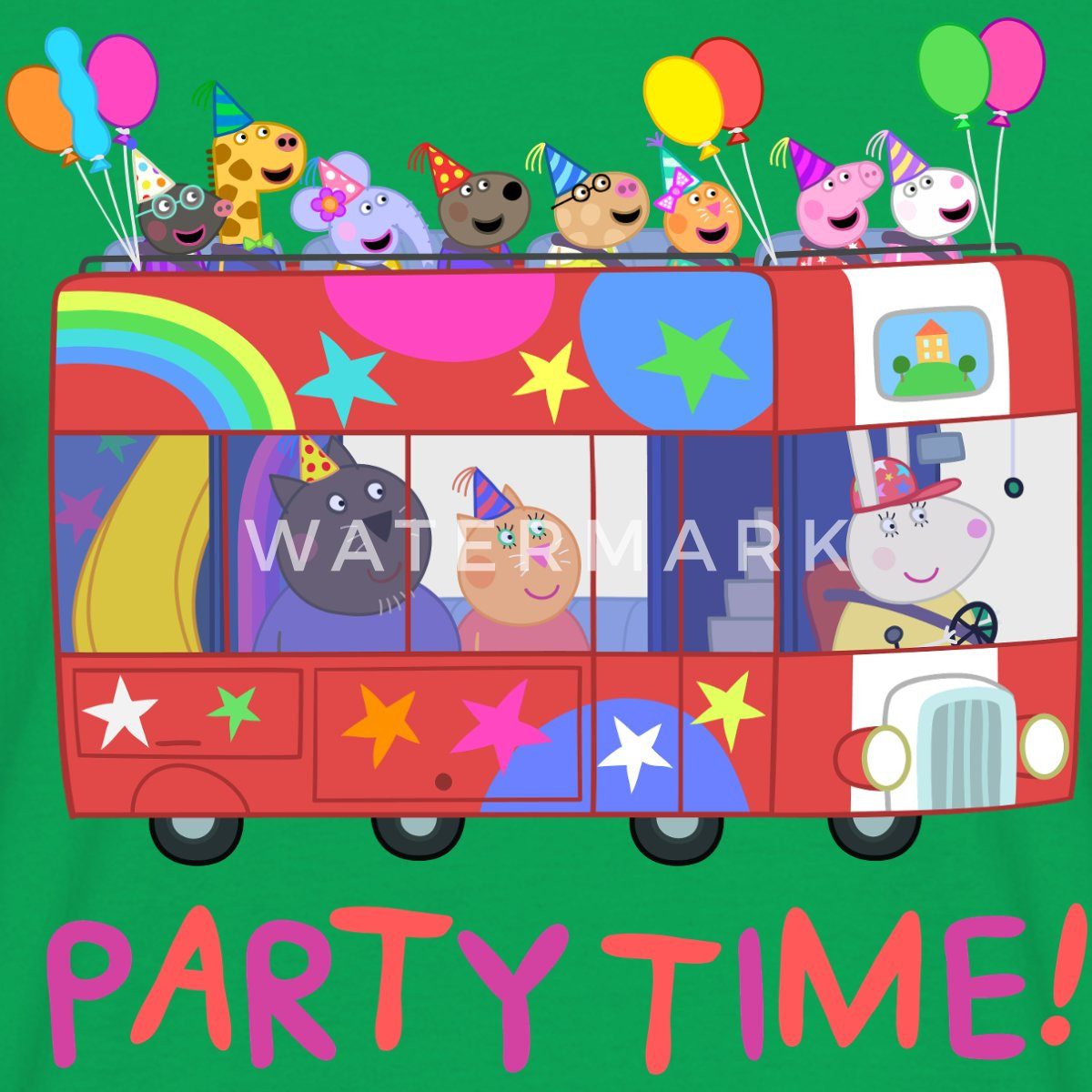 Spreadshirt T-Shirt Peppa Pig Design Party günstig online kaufen