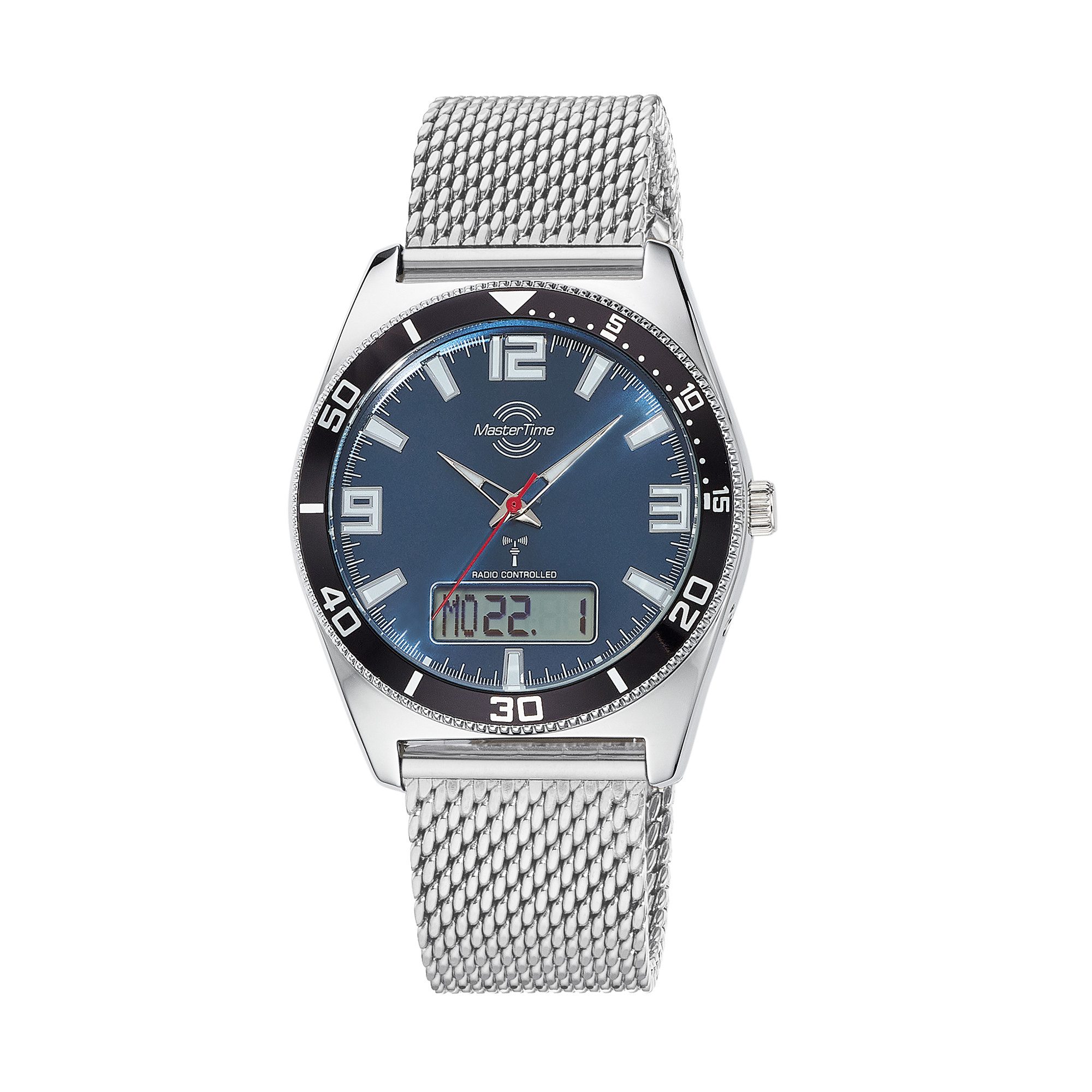MASTER TIME Funkchronograph MTGA-10972-32M, Quarzuhr, Armbanduhr, Herrenuhr günstig online kaufen